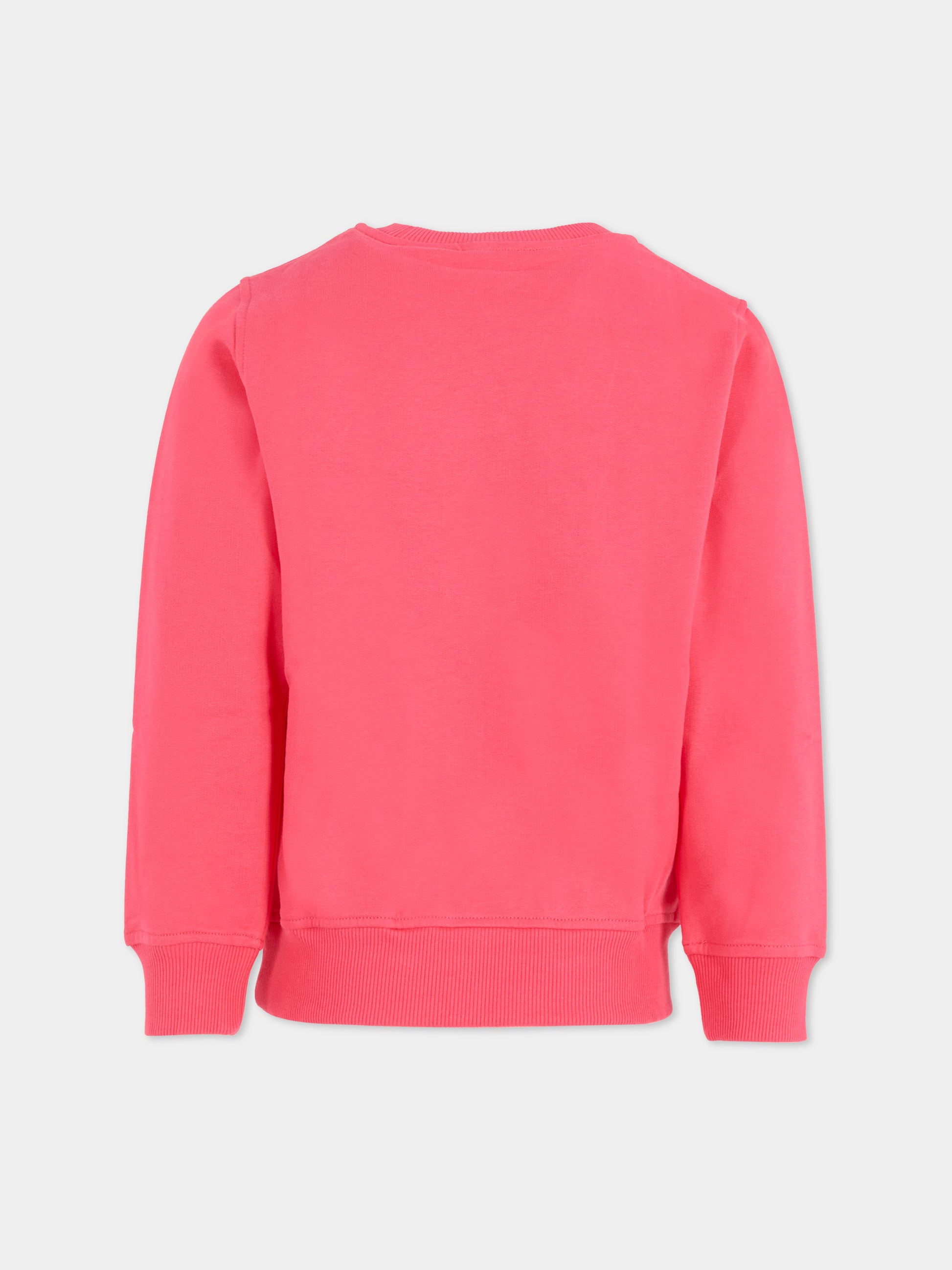 Felpa fucsia per bambina con Teddy Bear,Moschino Kids,HPF08V LCA83 50541