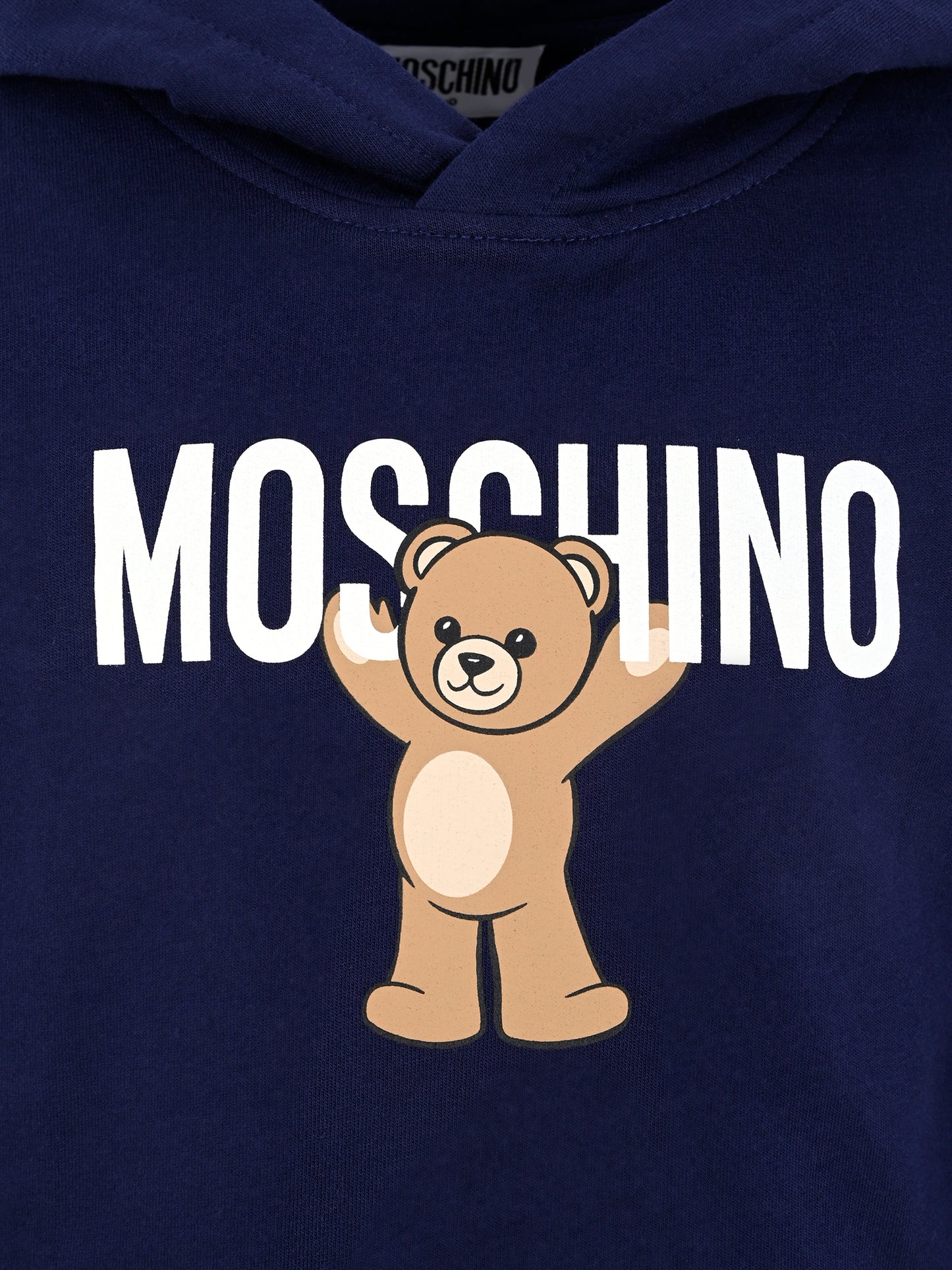 Felpa blu per bambini con Teddy Bear,Moschino Kids,HUF09F LCA40 40016