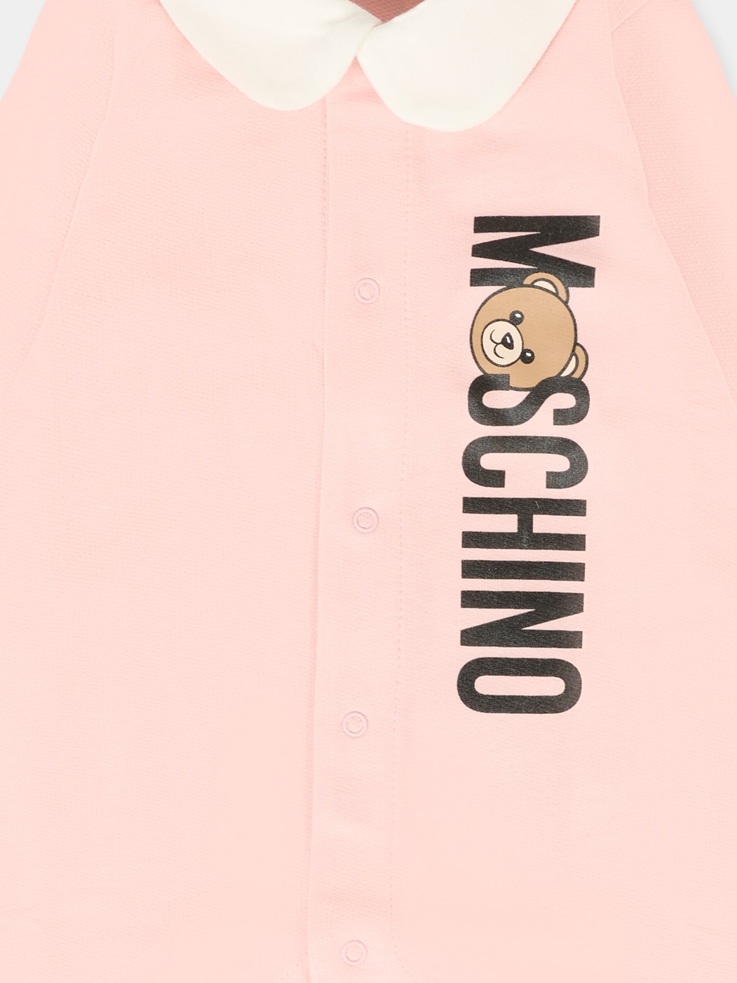 Tutina rosa per neonata con Teddy Bear,Moschino Kids,MMY08C LCA63 50209