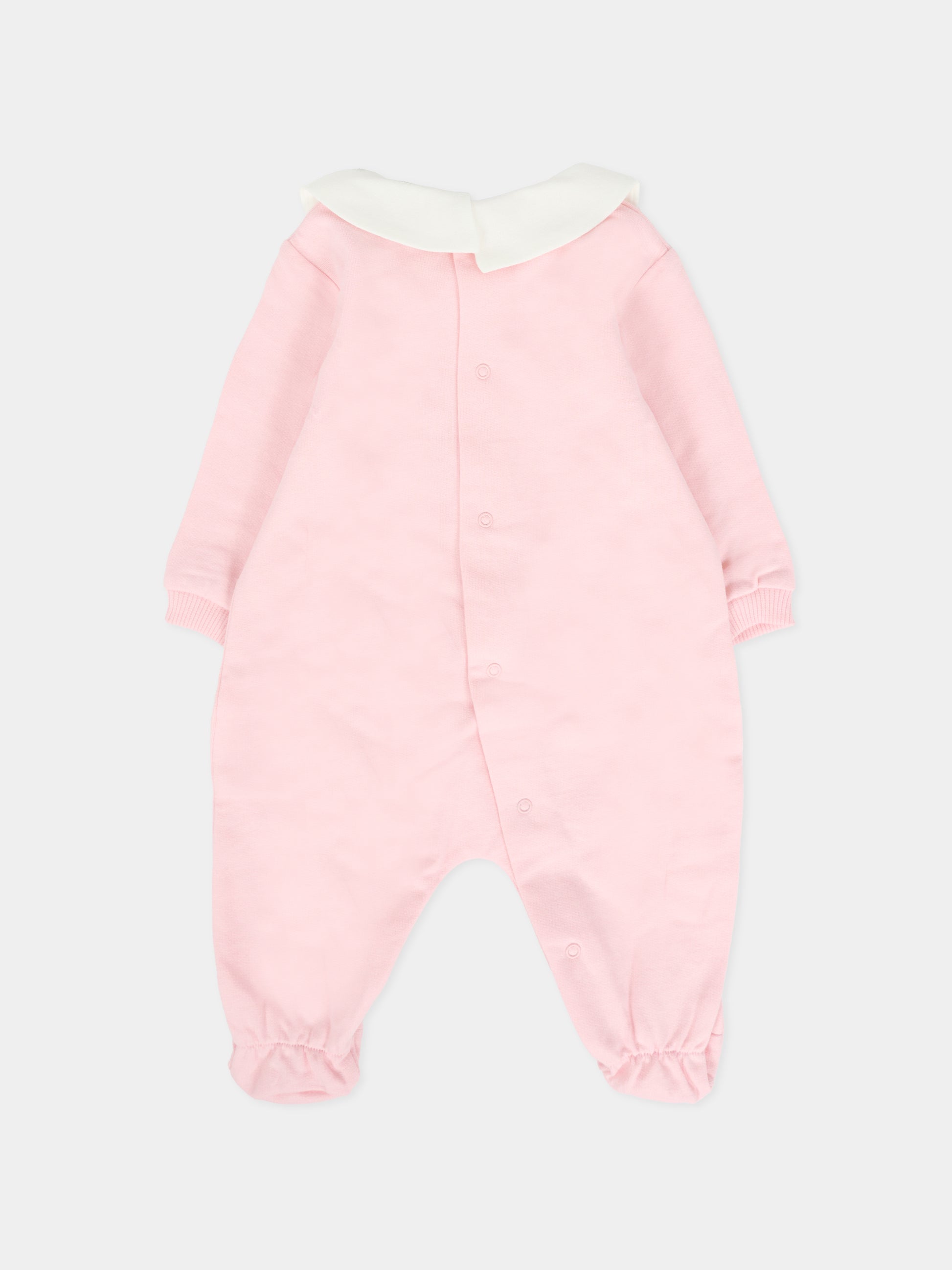 Tutina rosa per neonata con Teddy Bear,Moschino Kids,MUT04I LCA40 50209