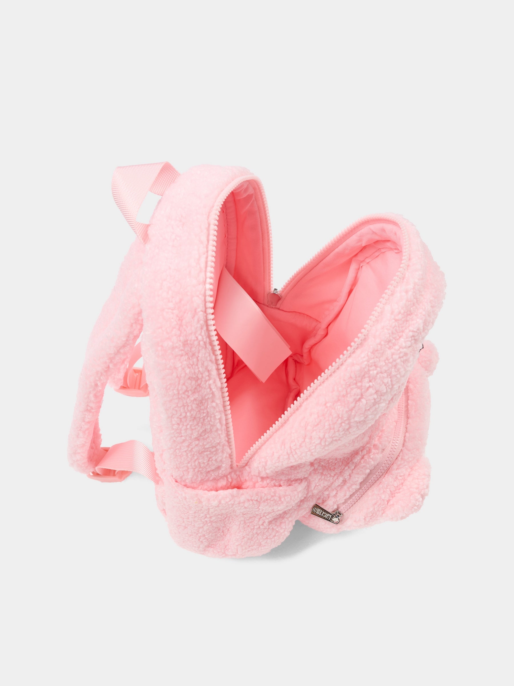 Zaino rosa per neonata con Teddy Bear,Moschino Kids,MUX05D LIA00 50209