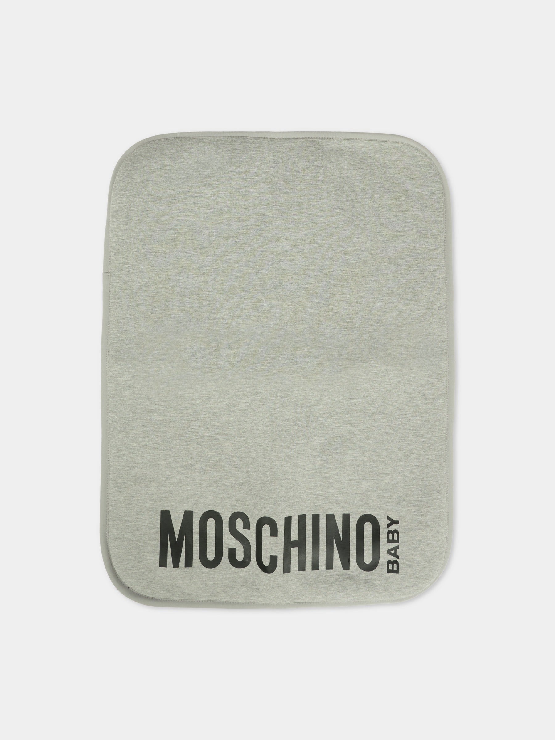 Borsa mamma grigia per neonati con Teddy Bear,Moschino Kids,MUX05N LDA32 60901