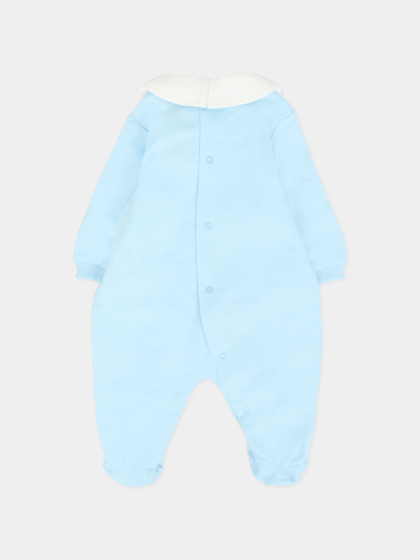 Set tutine celeste per neonato con Teddy Bear,Moschino Kids,MUY08B LCA40 40304