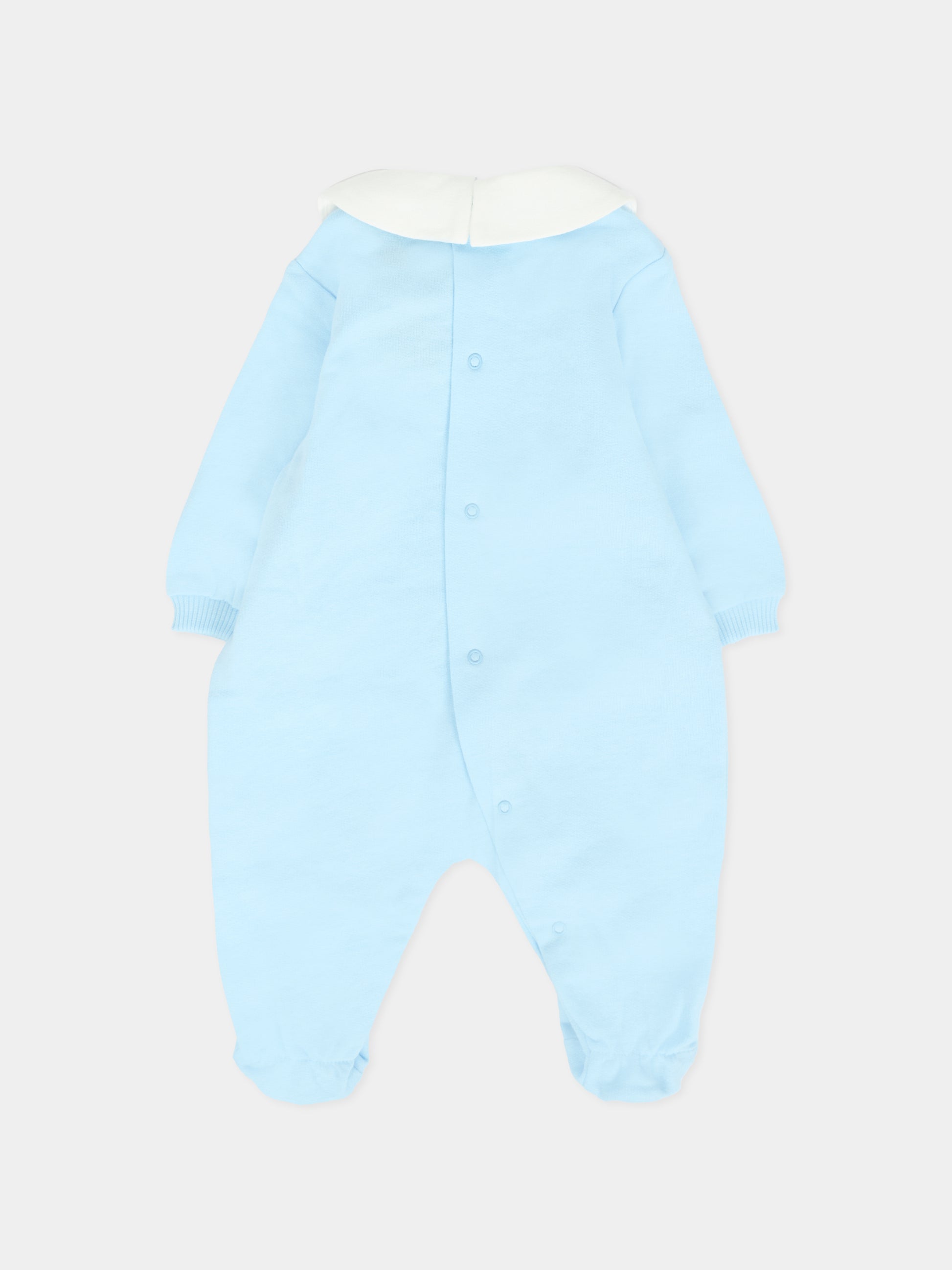 Set tutine celeste per neonato con Teddy Bear,Moschino Kids,MUY08B LCA40 40304
