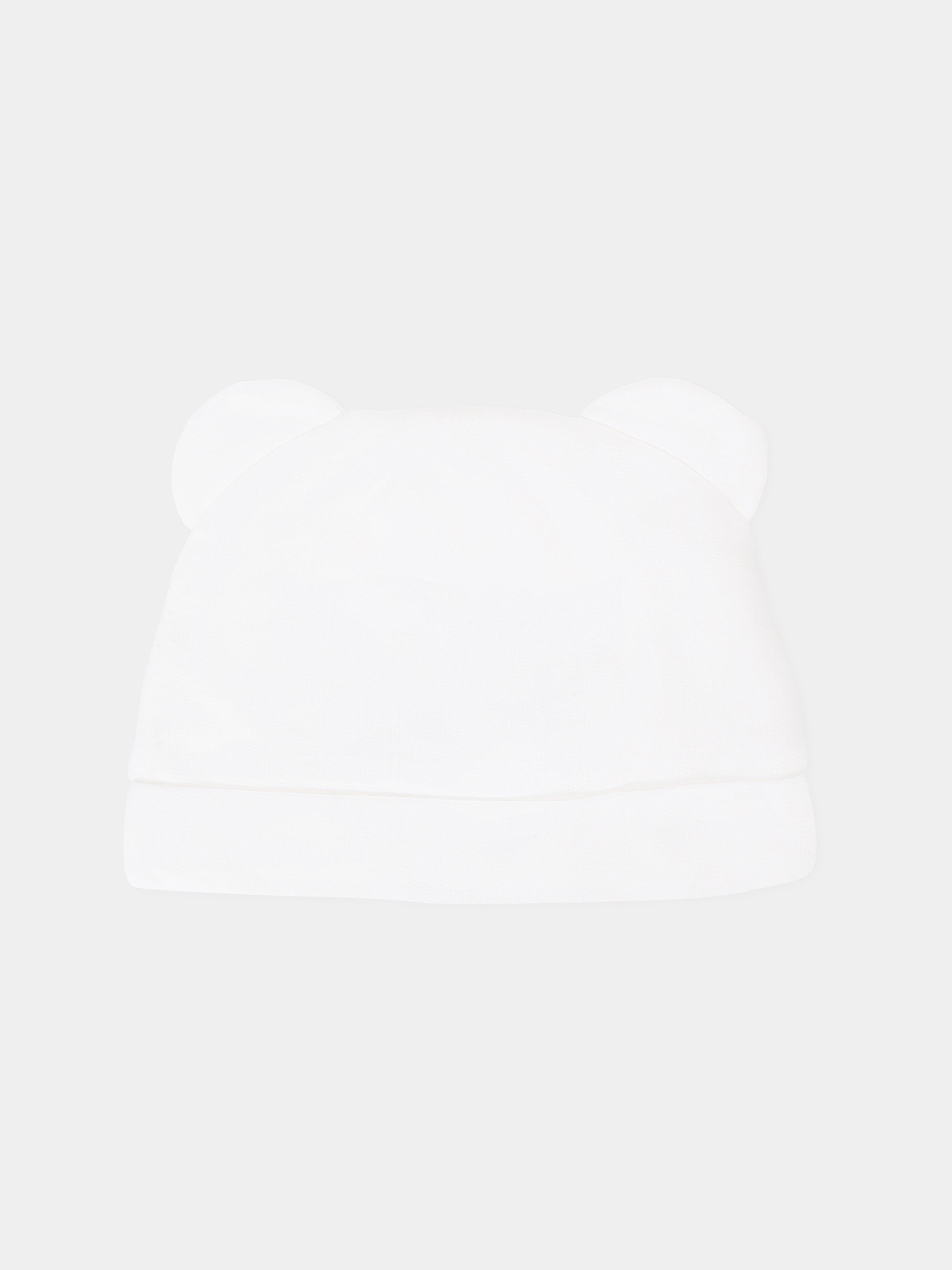 Set avorio per neonati con Teddy Bear e logo,Moschino Kids,MUY08L LCA40 10063