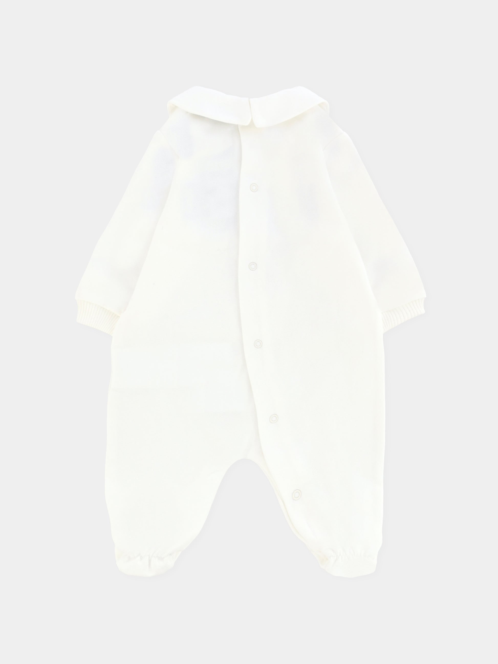 Tutina avorio per neonati con Teddy Bear,Moschino Kids,MXY037 LCA40 10063