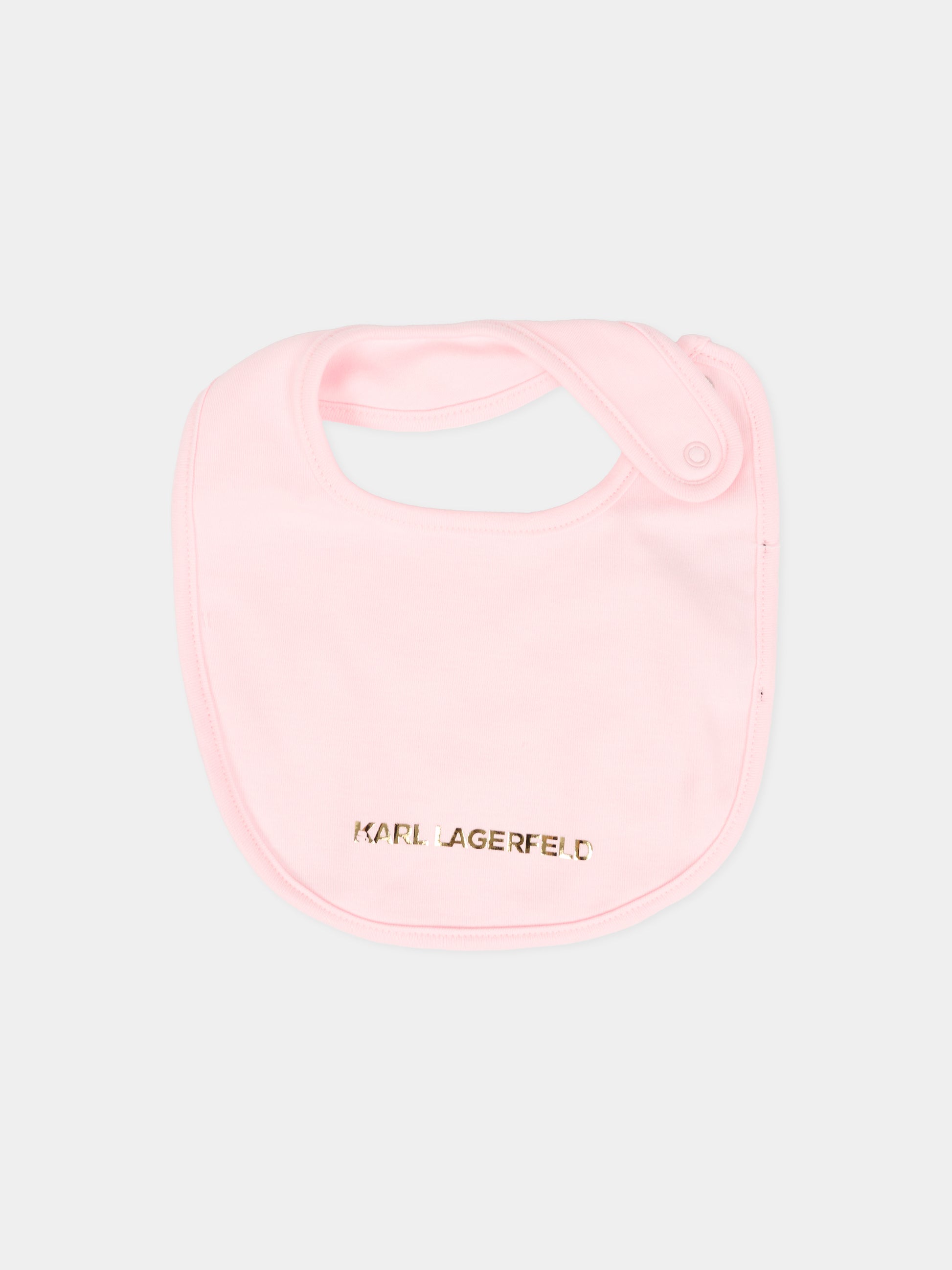 Set tutina rosa per neonata con Choupette,Karl Lagerfeld Kids,Z30968 N74