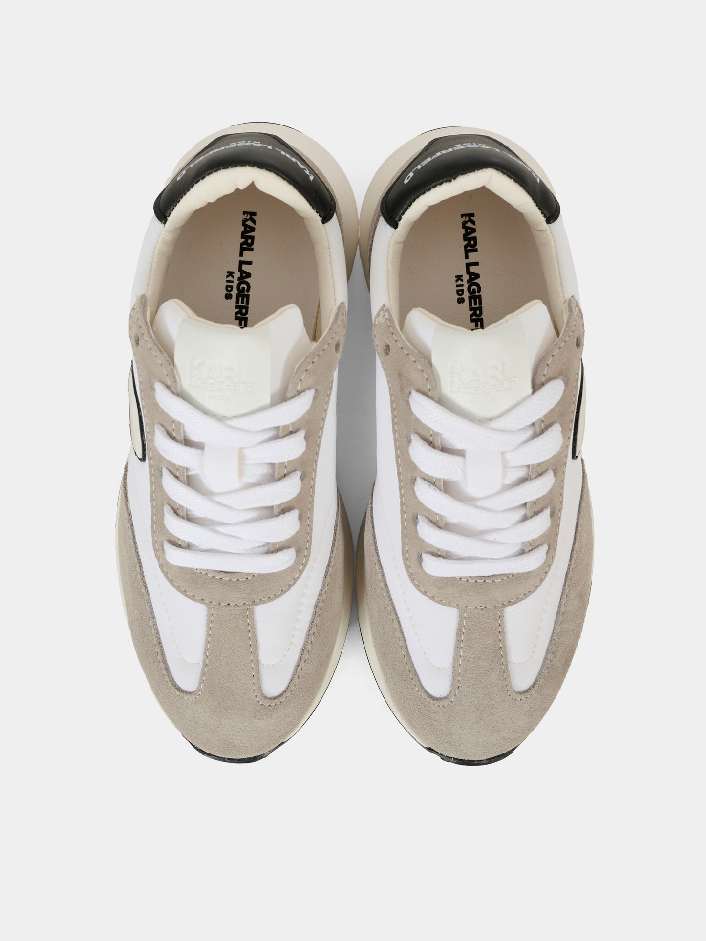 Sneakers bianche per bambino con Karl Lagerfeld,Karl Lagerfeld Kids,Z30977 10P