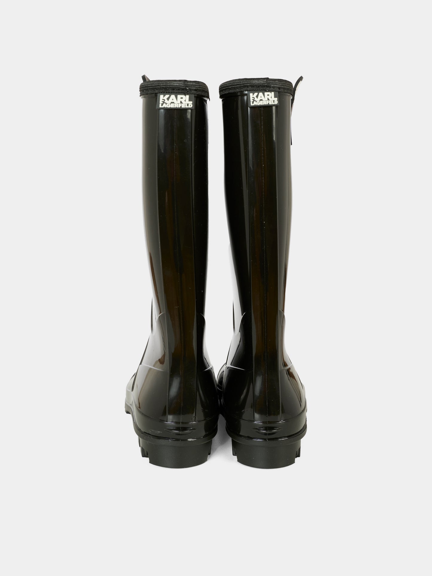 Stivali da pioggia neri per bambina con Karl,Karl Lagerfeld Kids,Z30985 09B