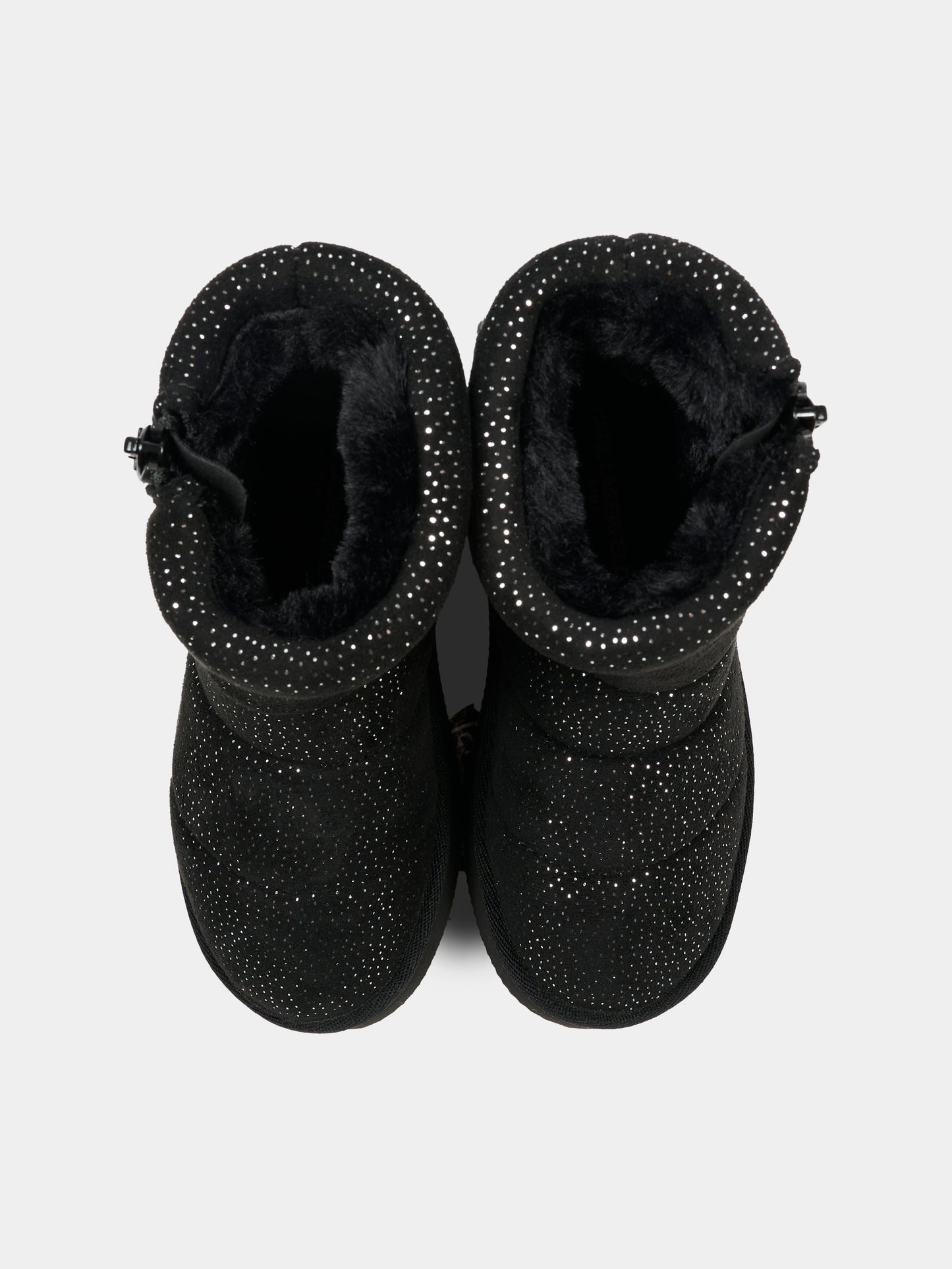 Stivali da neve neri per bambina con logo,Karl Lagerfeld Kids,Z30992 09B