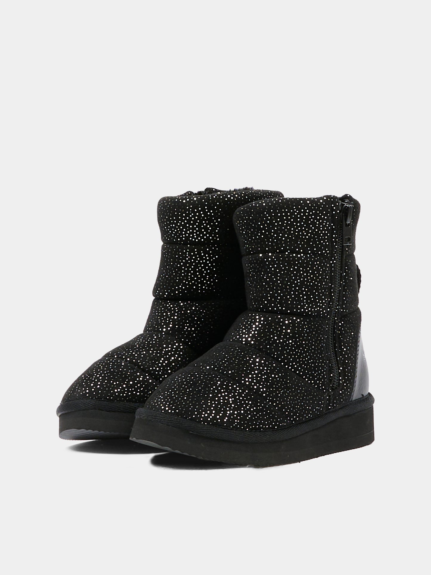 Stivali da neve neri per bambina con logo,Karl Lagerfeld Kids,Z30992 09B