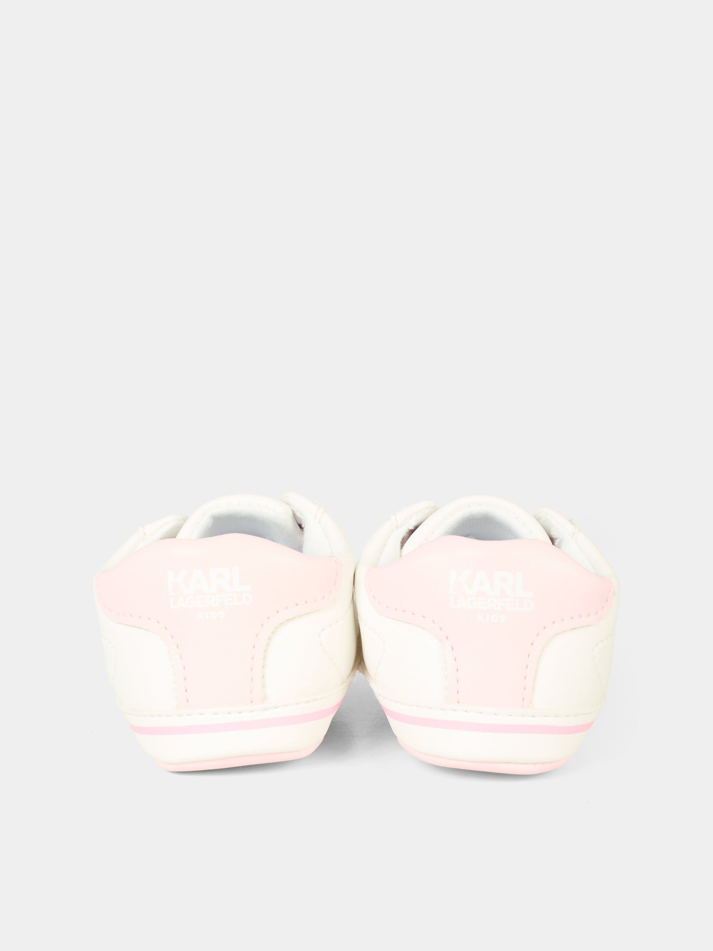 Sneakers bianche per neonata con Choupette,Karl Lagerfeld Kids,Z30993 10P