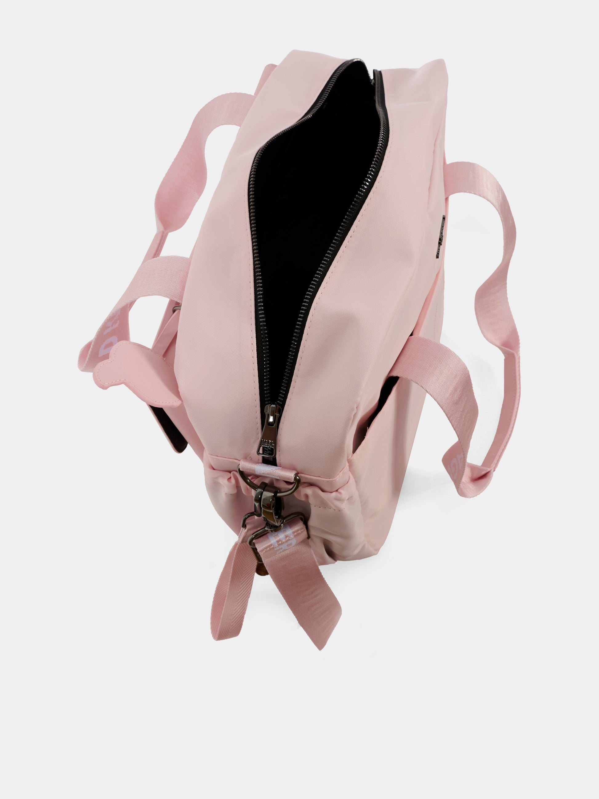 Borsa mamma rosa per neonata con Choupette e logo,Karl Lagerfeld Kids,Z30999 45S