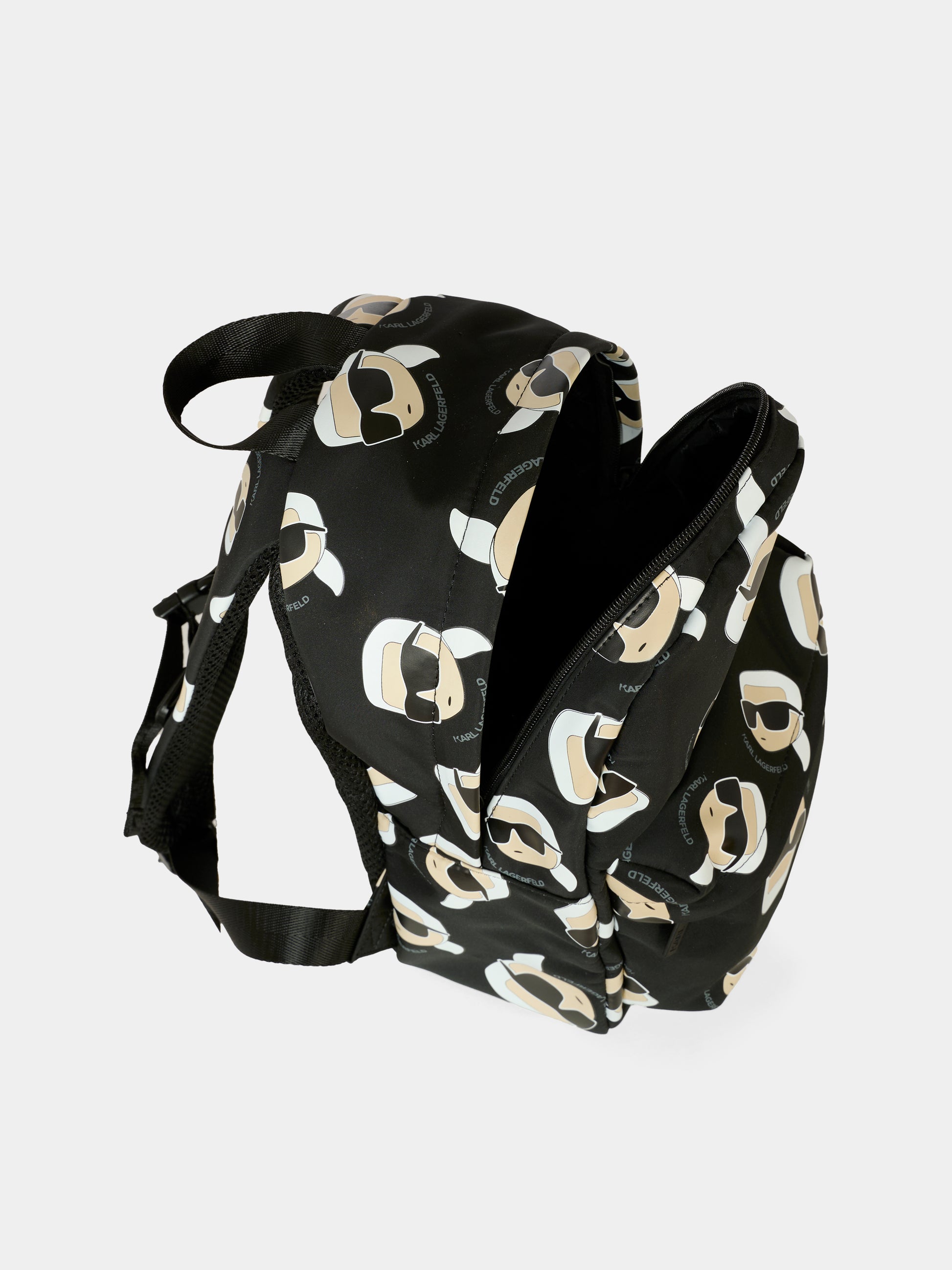 Zaino nero per neonati con Karl Lagerfeld,Karl Lagerfeld Kids,Z31037 09B
