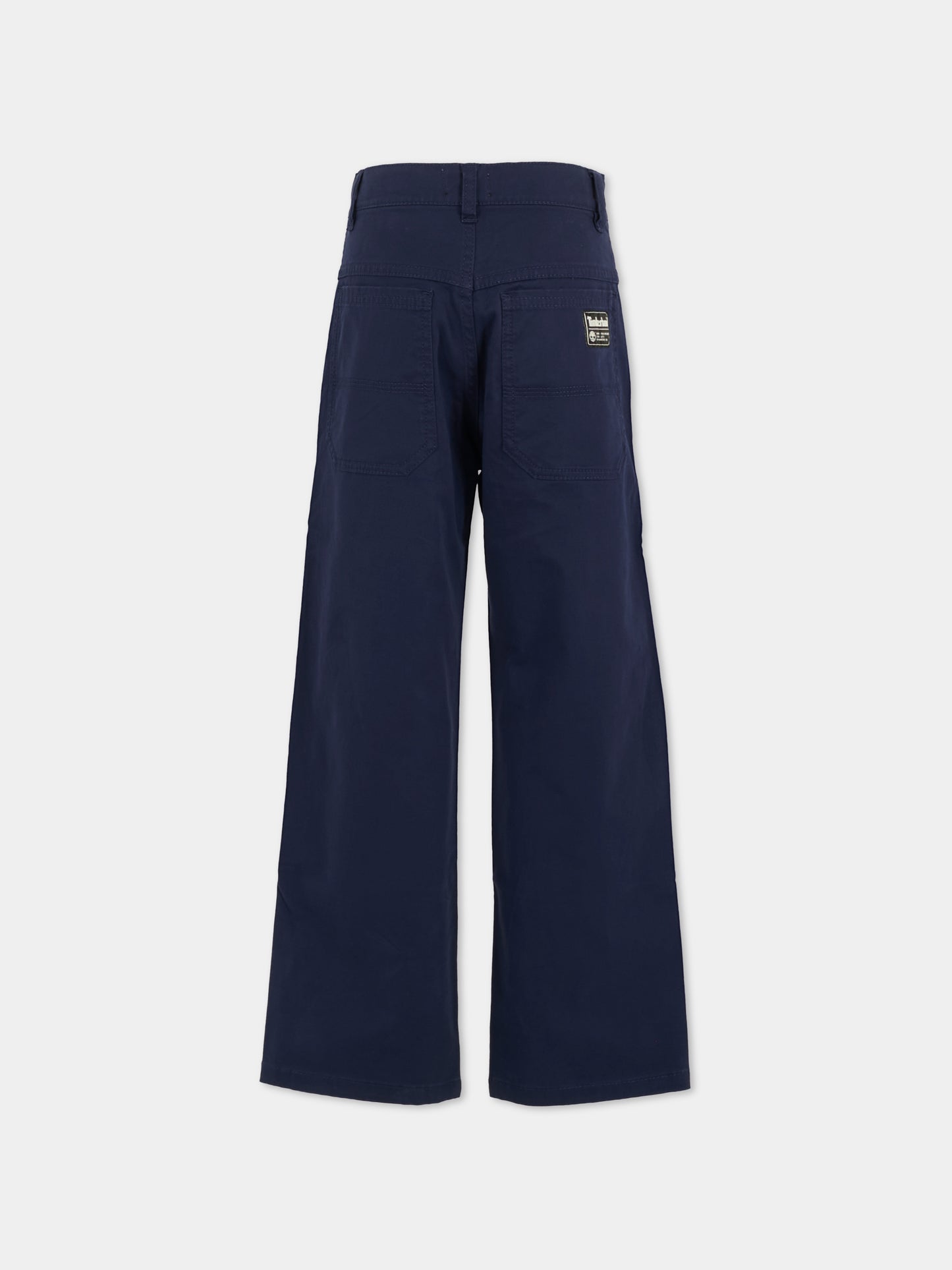 Pantaloni blu per bambino con patch,Timberland,T60575 85T