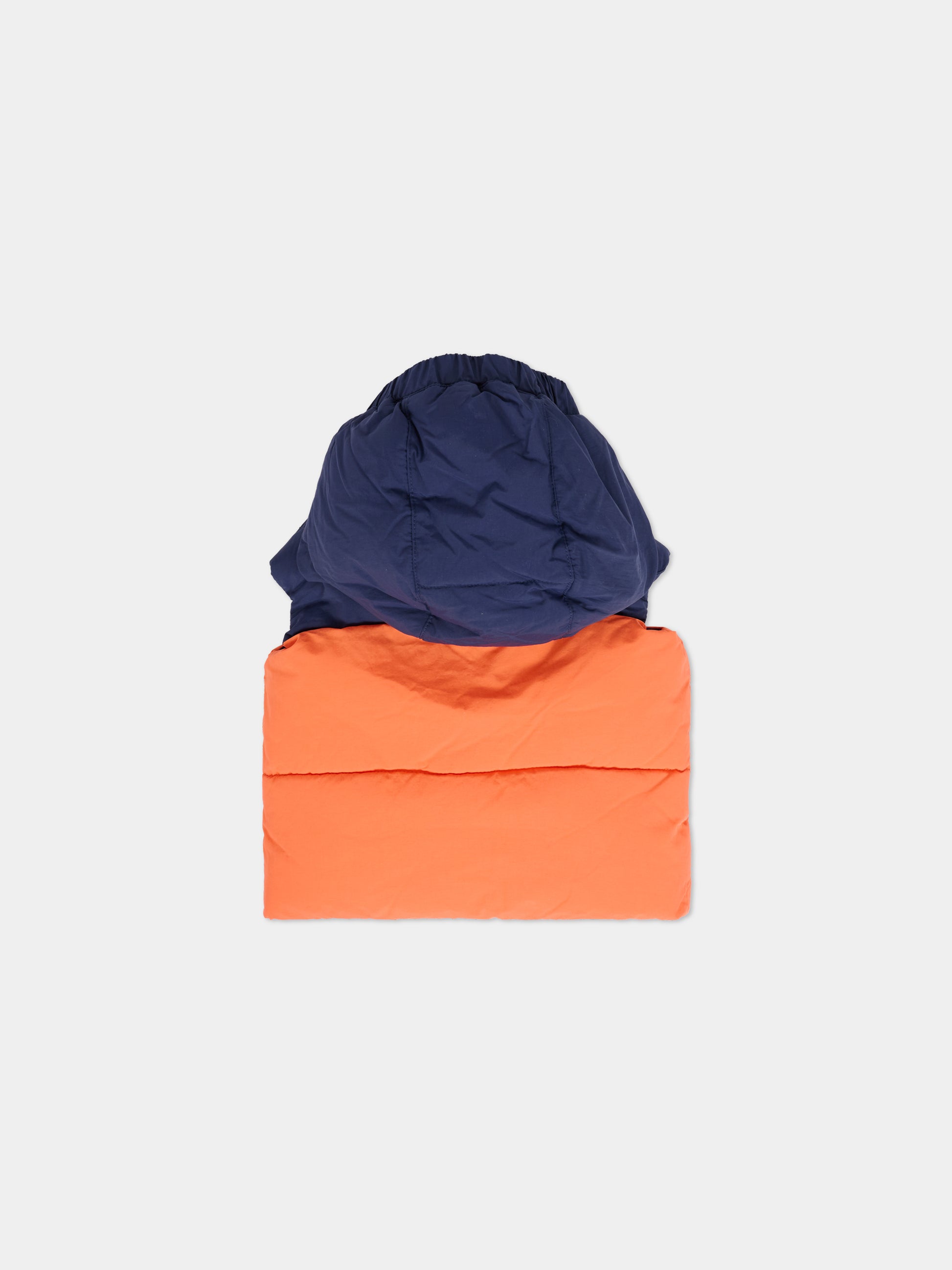 Gilet arancione per neonato con logo,Timberland,T60585 43F