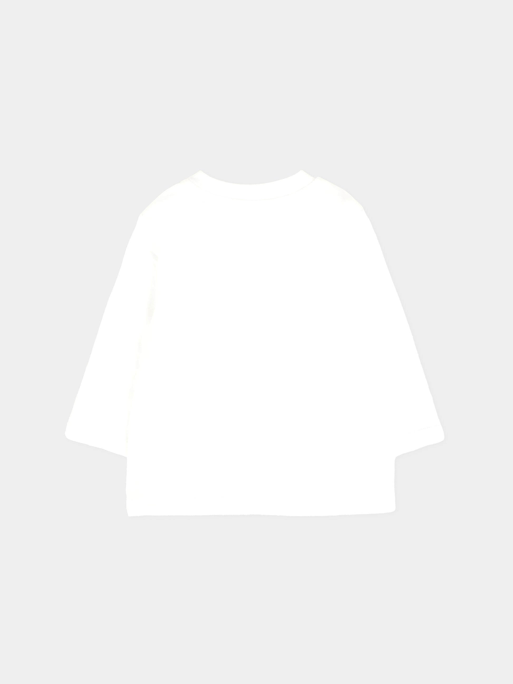 T-shirt bianca per neonato con logo,Timberland,T60589 10P