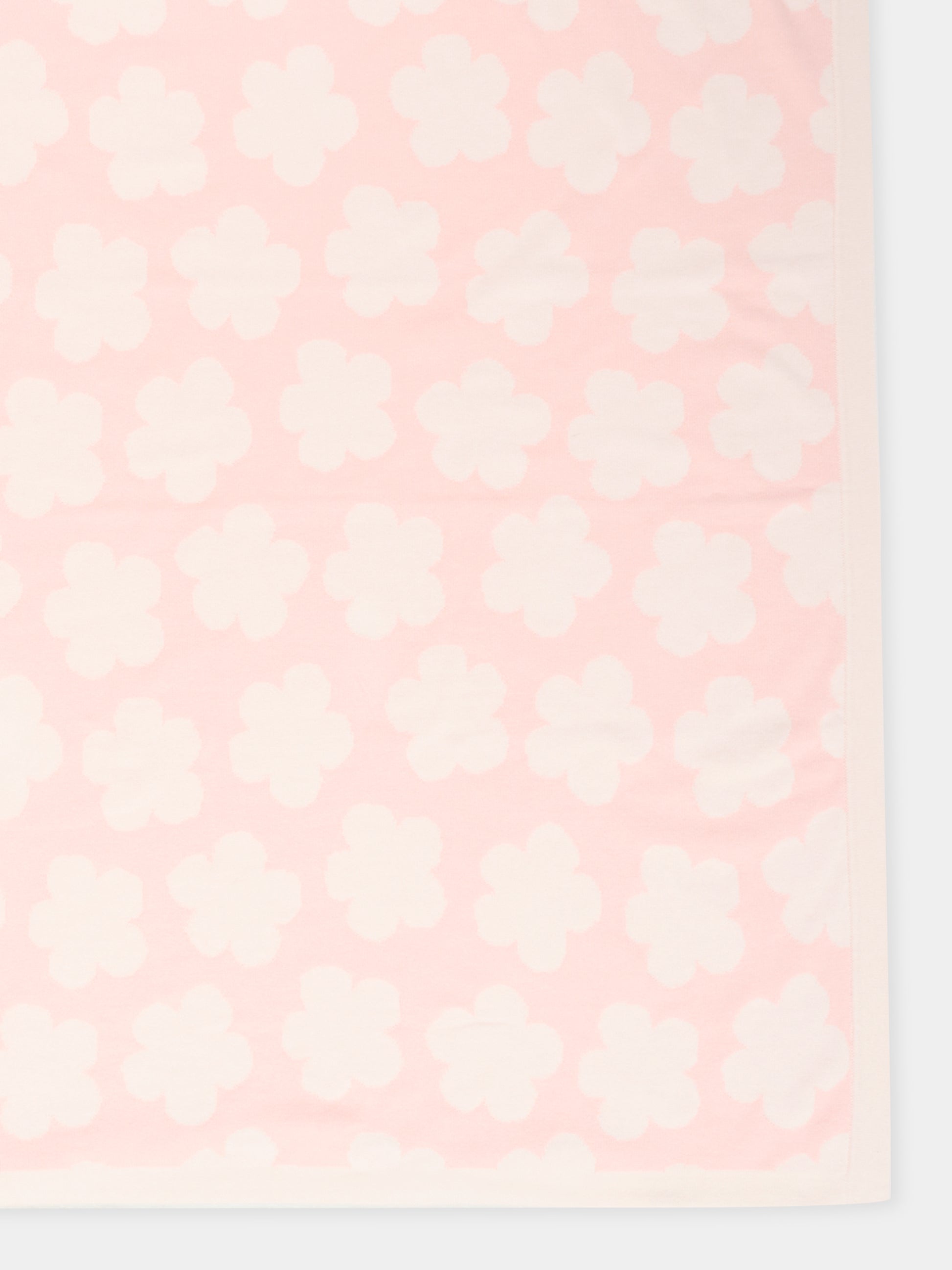 Coperta rosa per neonata con fiori,Kenzo Kids,K61211 46T