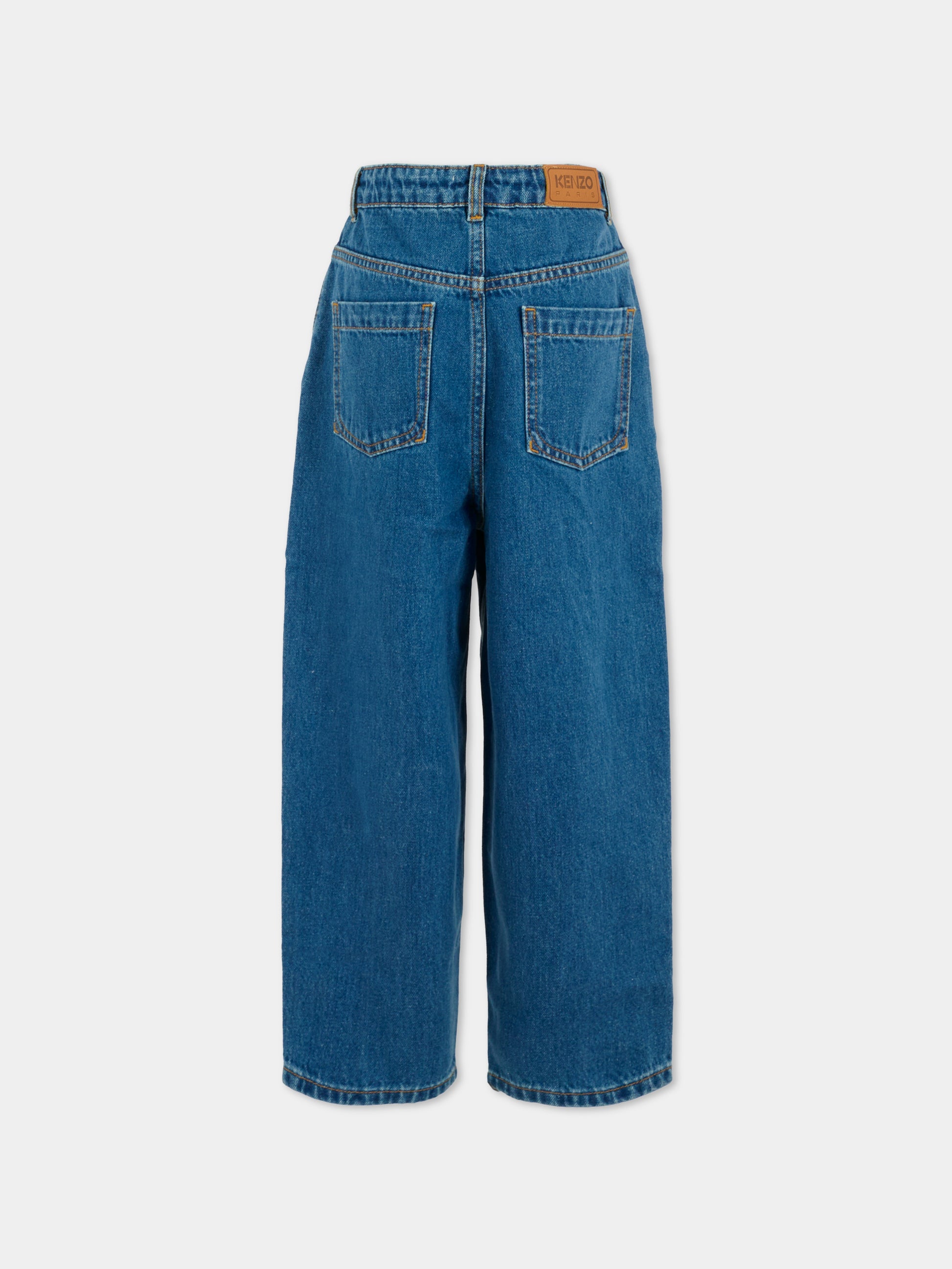 Jeans denim per bambina,Kenzo Kids,K61325 Z27