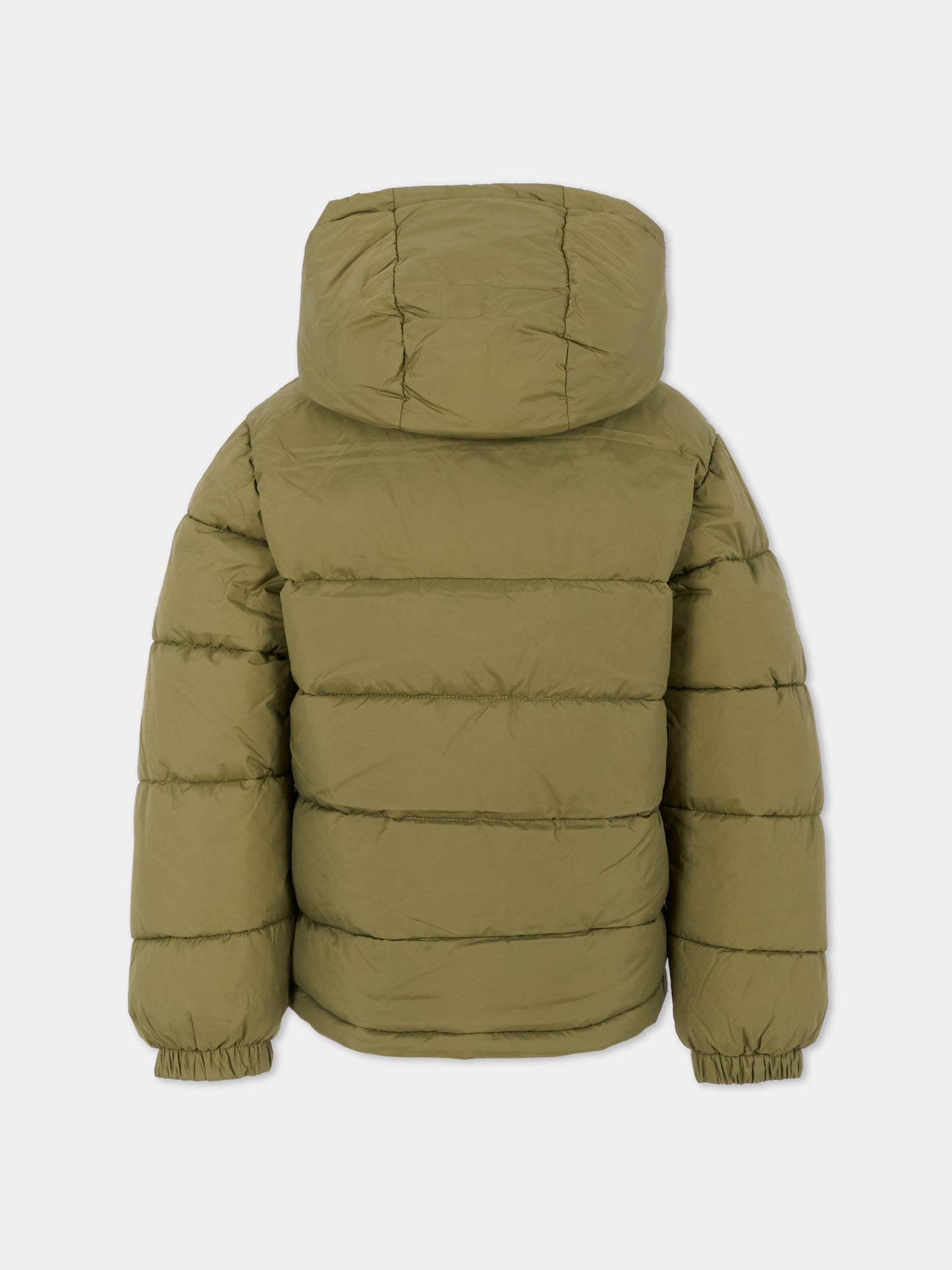 Piumino verde per bambino con logo,Hugo,G00484 65F