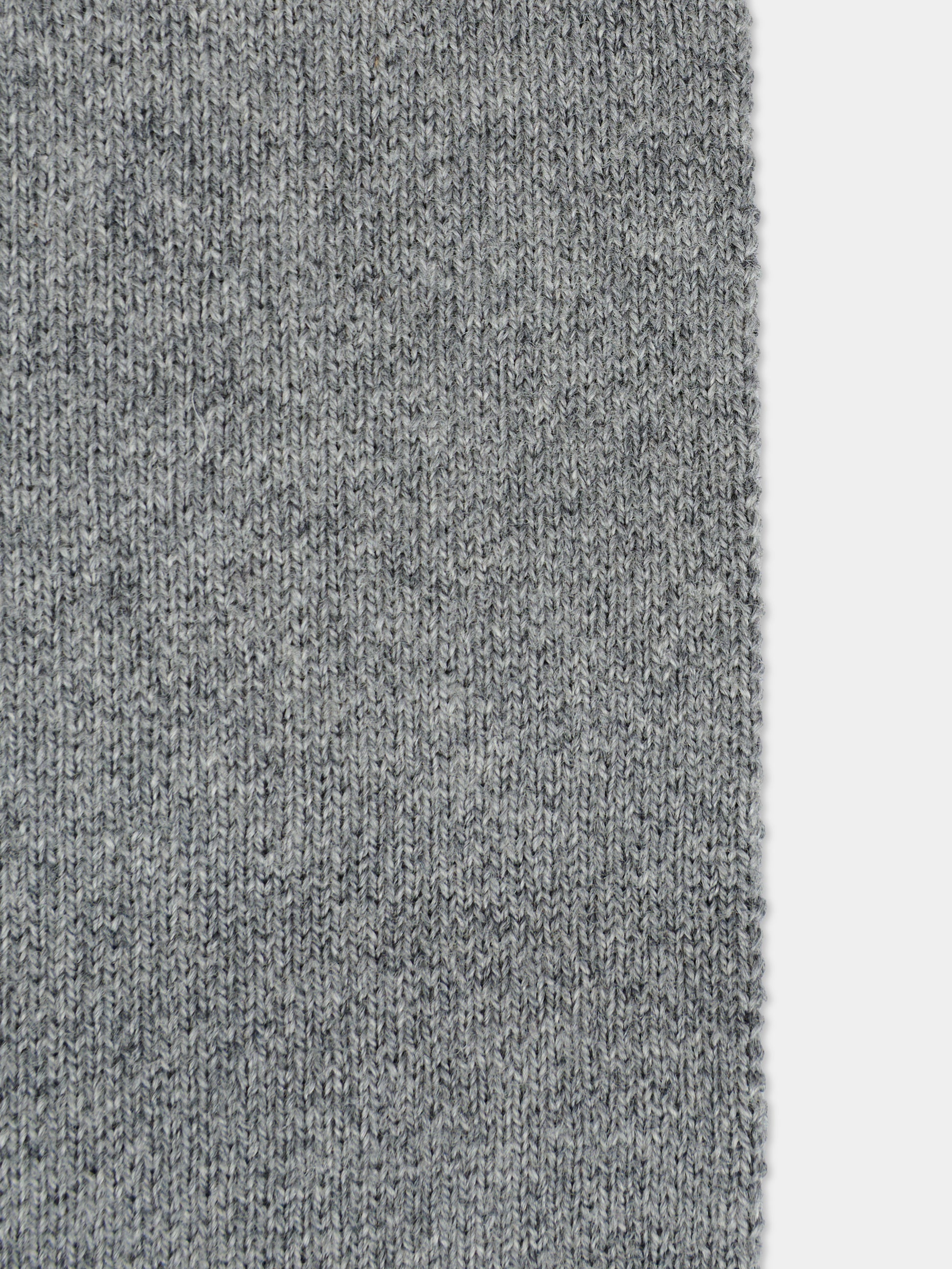 Sciarpa grigia per bambina con logo,Chloé Kids,C20674 A46