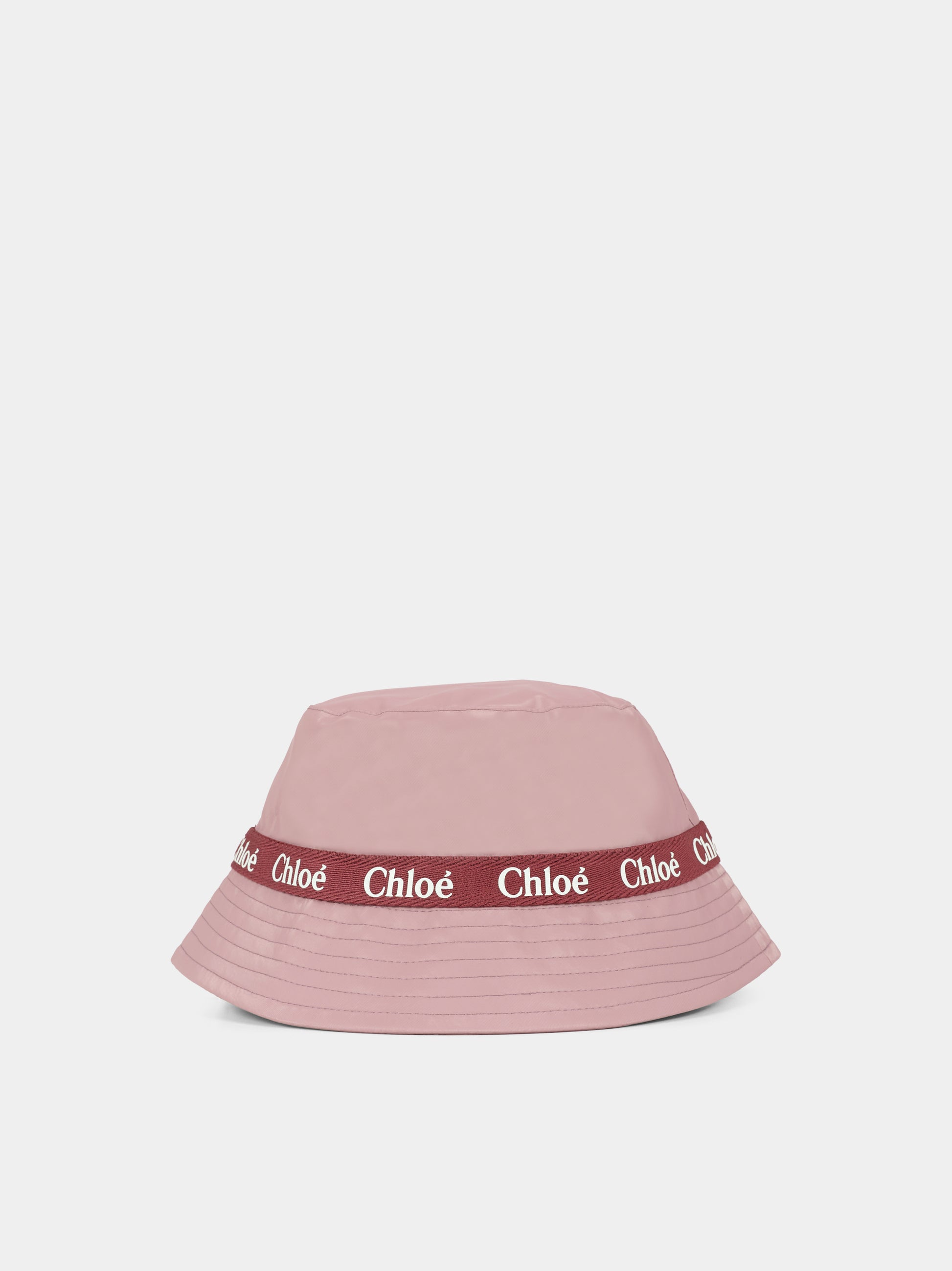 Cloche viola per bambina con logo,Chloé Kids,C20680 90F