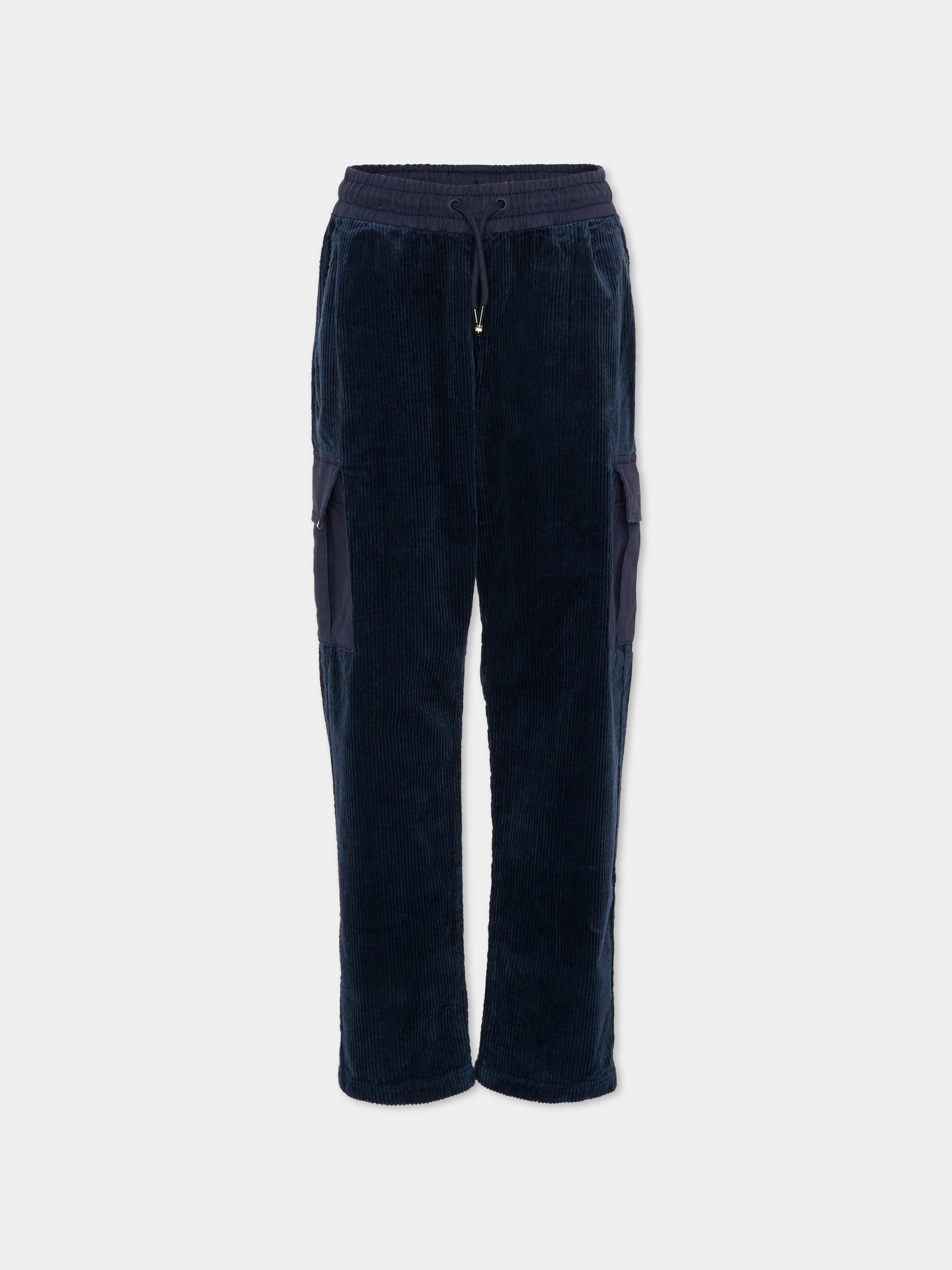 Pantaloni blu per bambino con logo,Boss,J52303 849