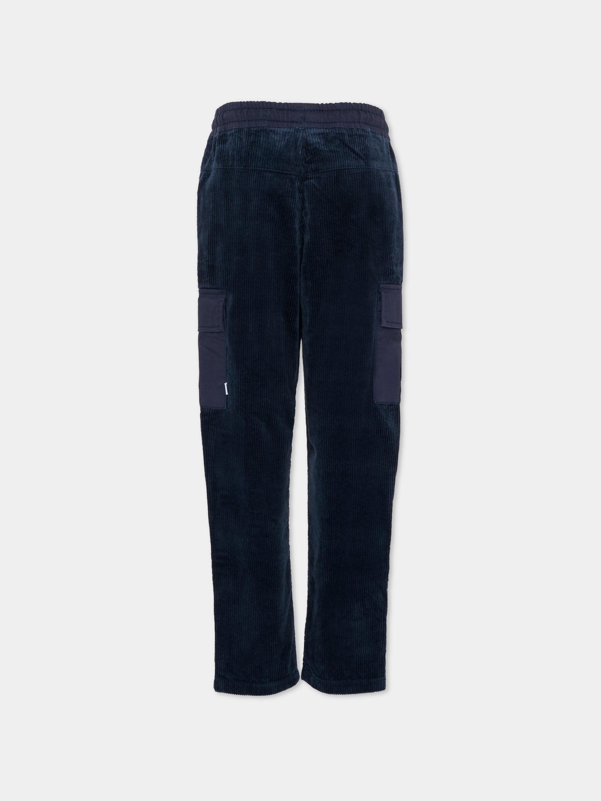 Pantaloni blu per bambino con logo,Boss,J52303 849