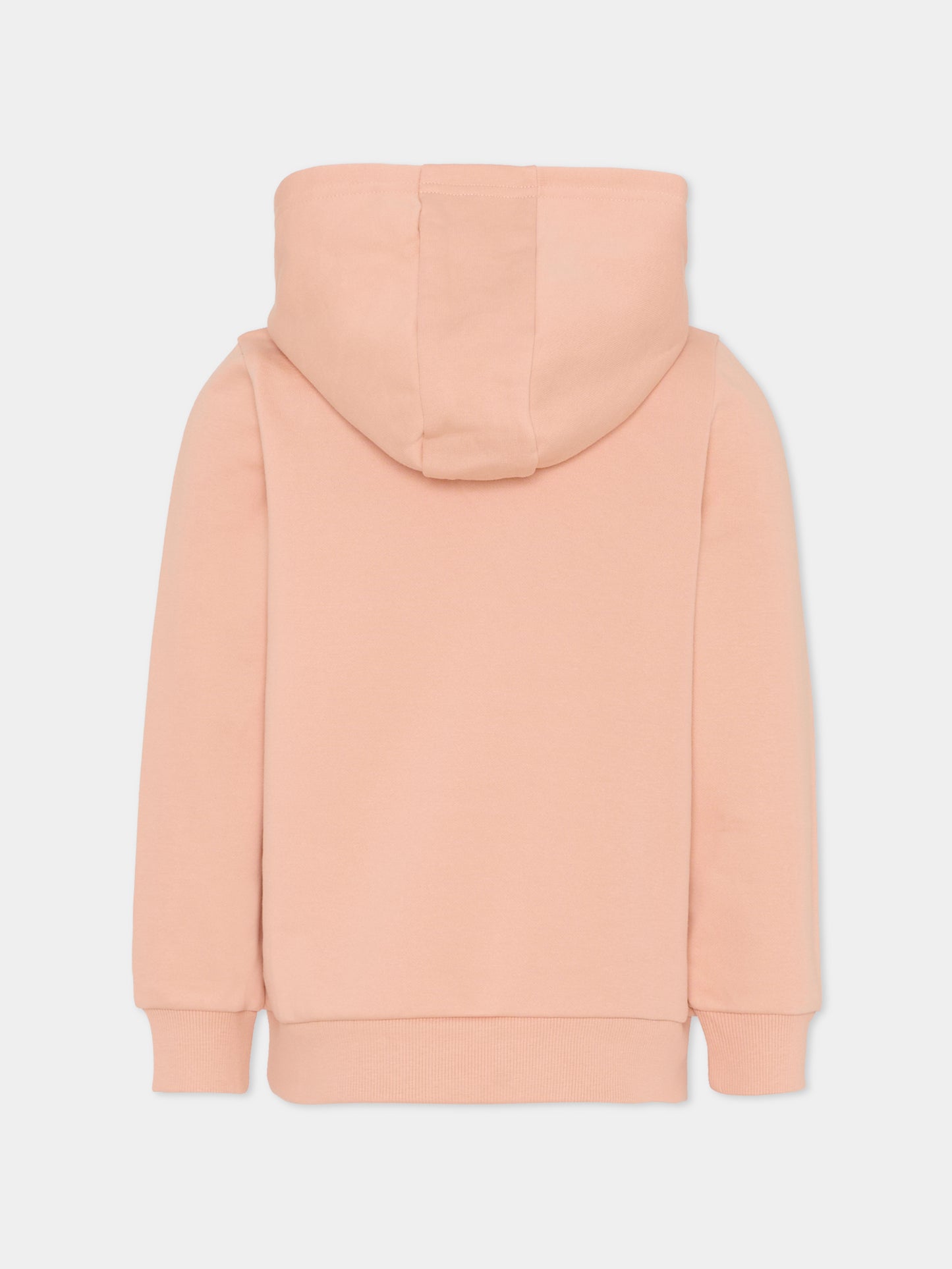 Felpa rosa per bambini con logo bianco,Boss,J52351 44S