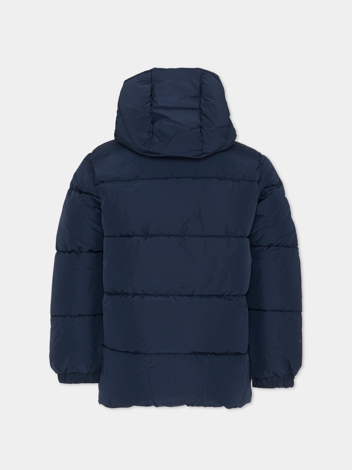 Piumino nero per bambino con logo,Boss,J52396 849