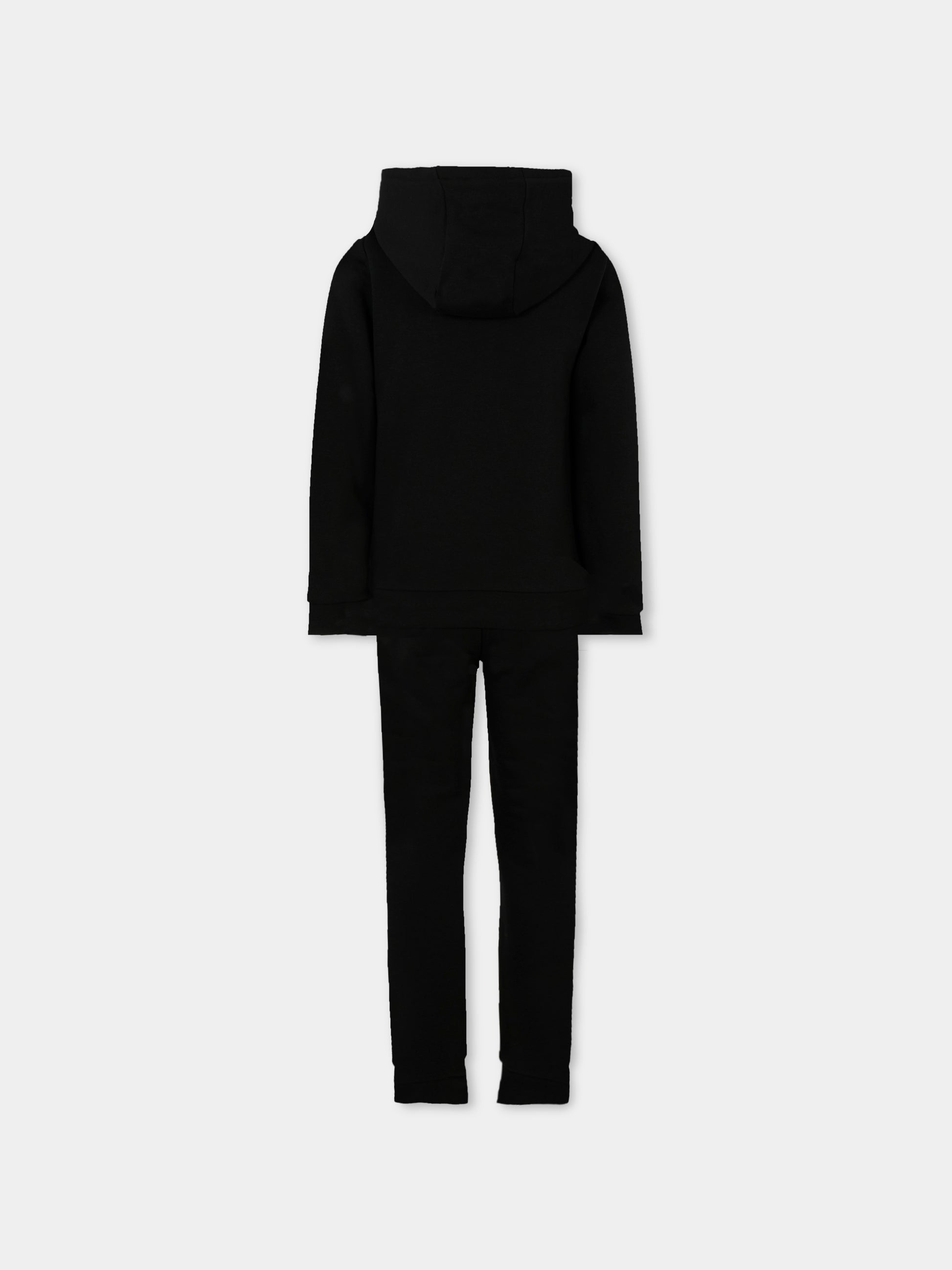 Completo nero per bambino con logo bianco,Boss,J52403 09B