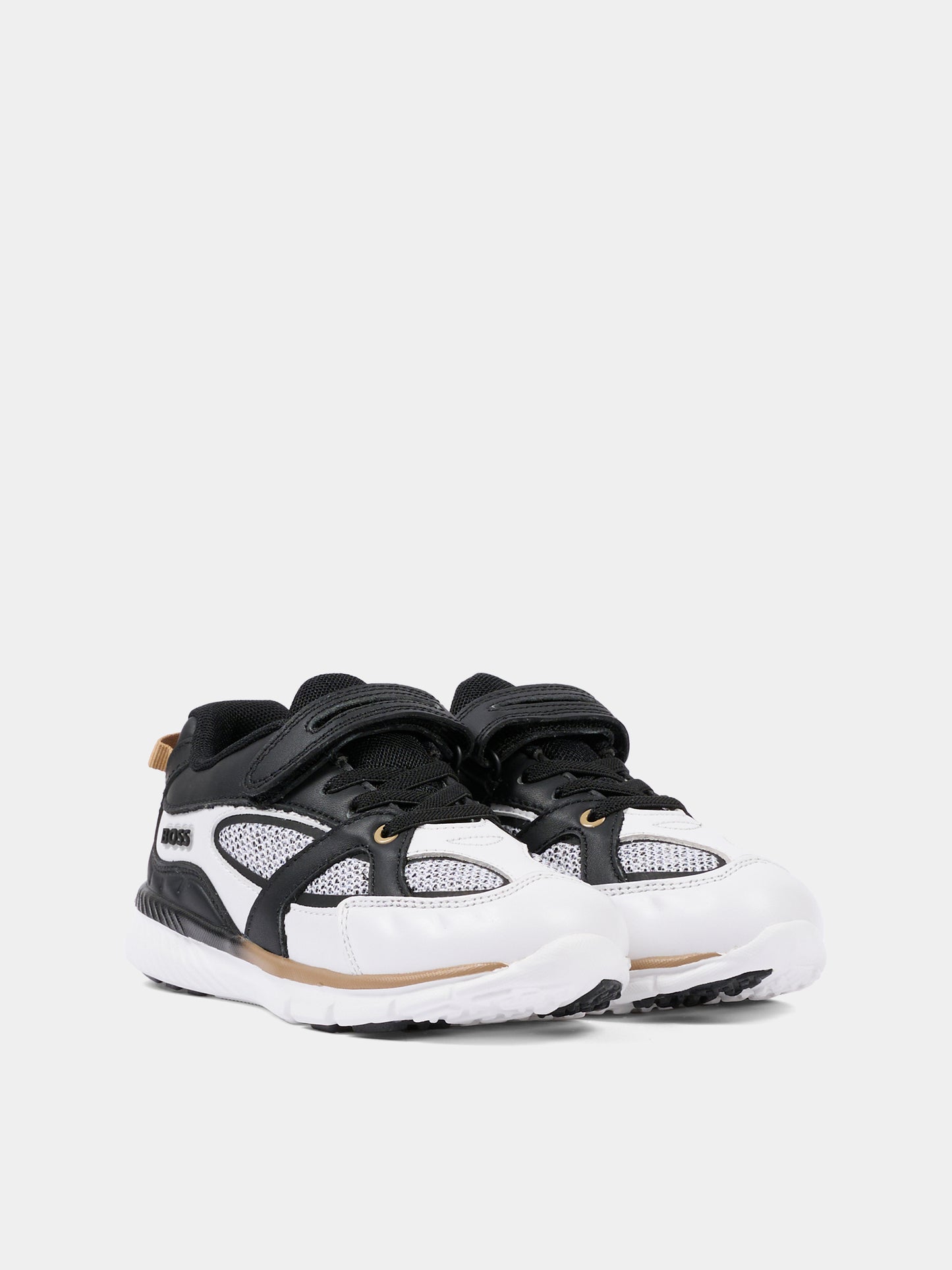 Sneakers nere per bambino con logo,Boss,J52578 N50