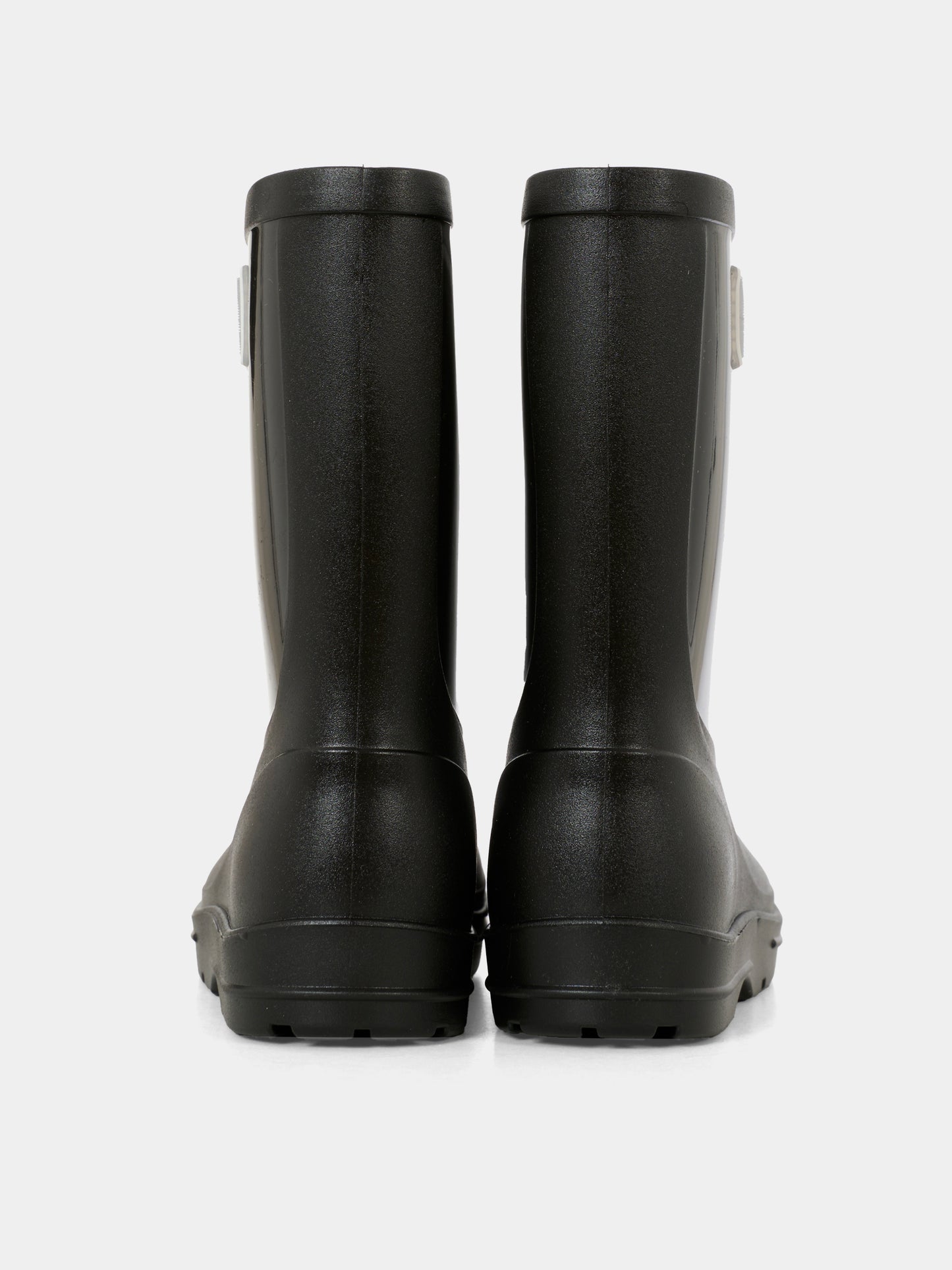 Stivali neri da pioggia per bambino con logo bianco,Boss,J52581 09B