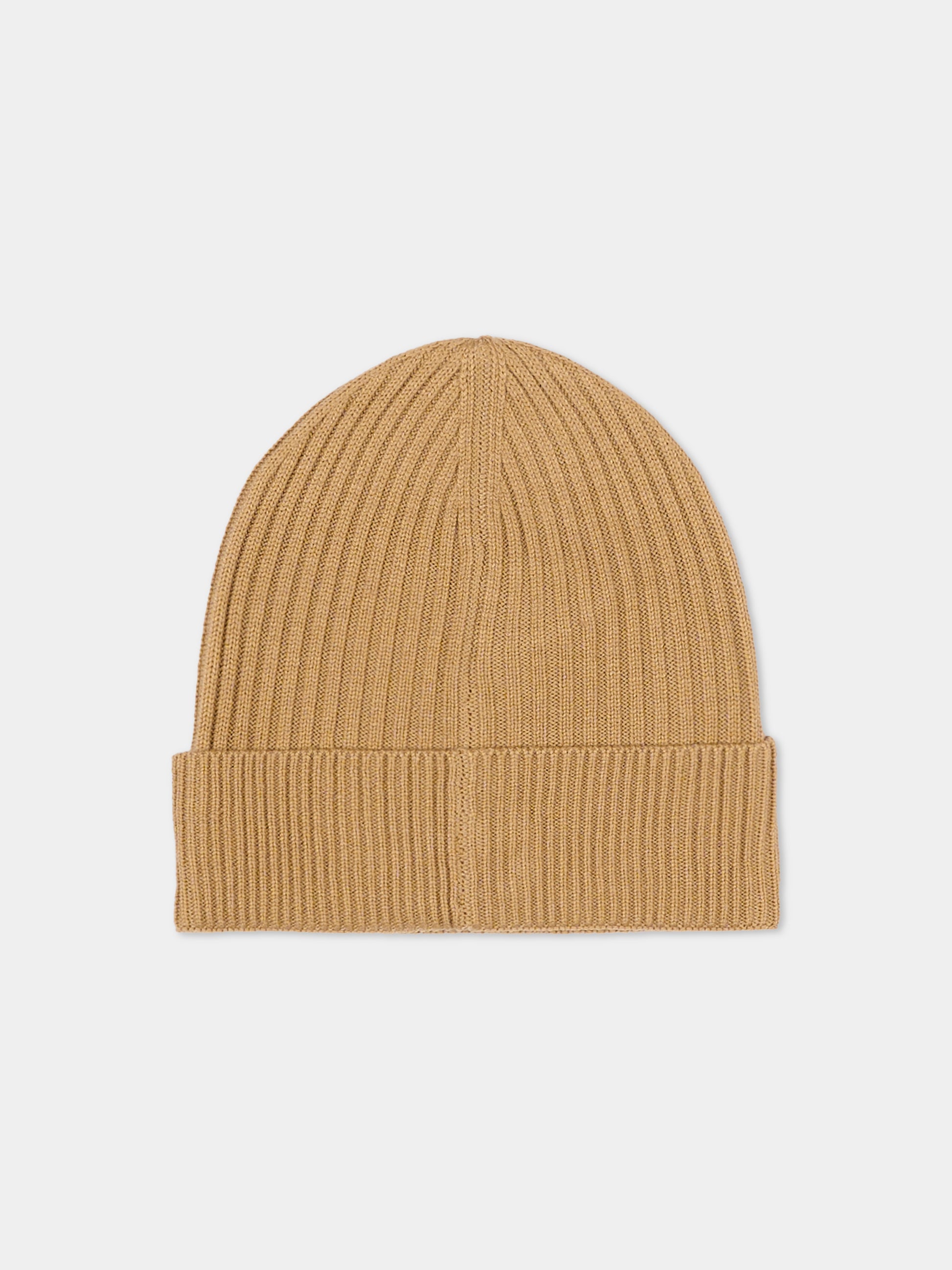 Berretto beige per neonato con logo,Boss,J52650 269