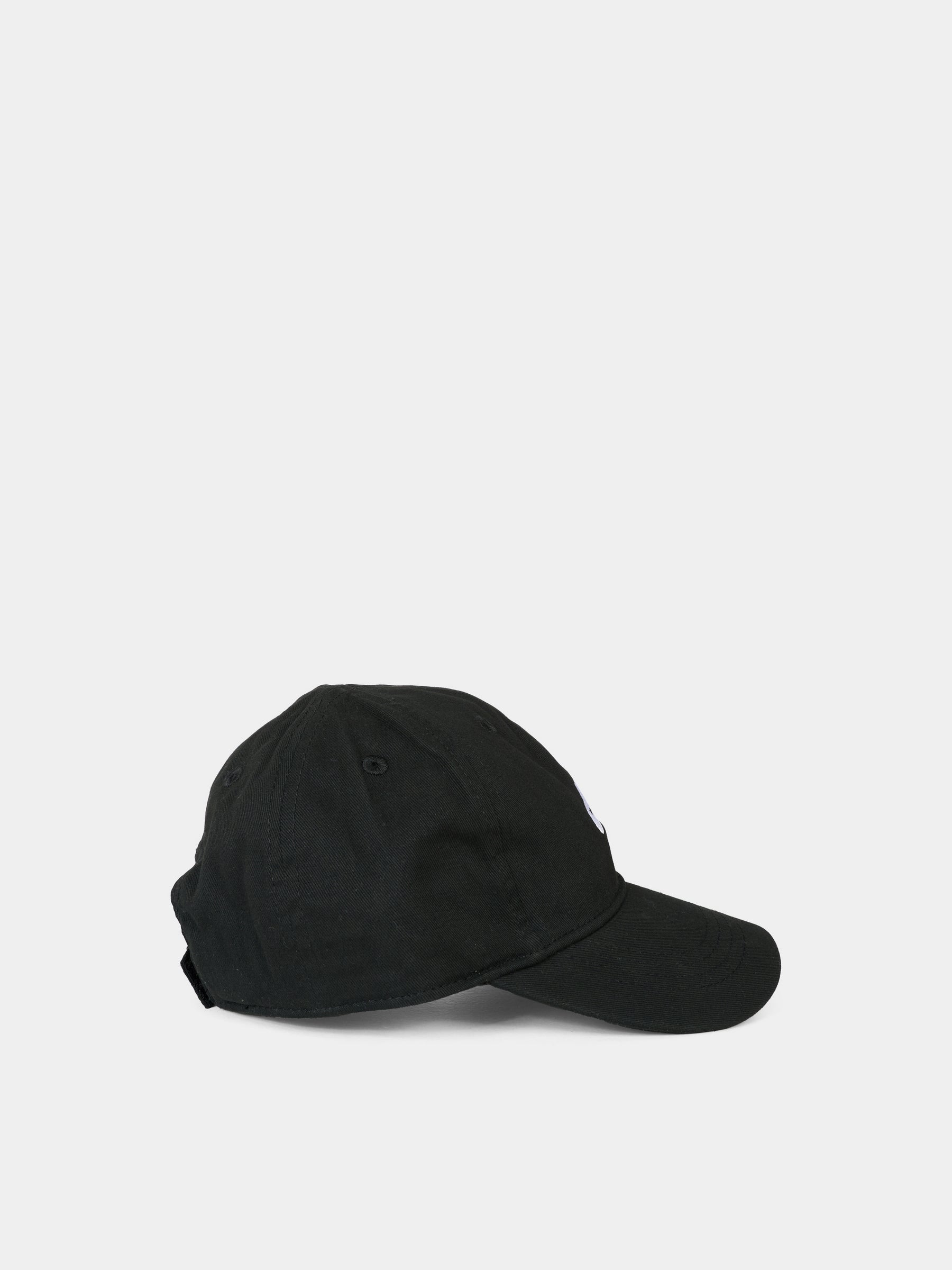 Cappello nero per bambini con logo bianco,Nike,8A2902 023