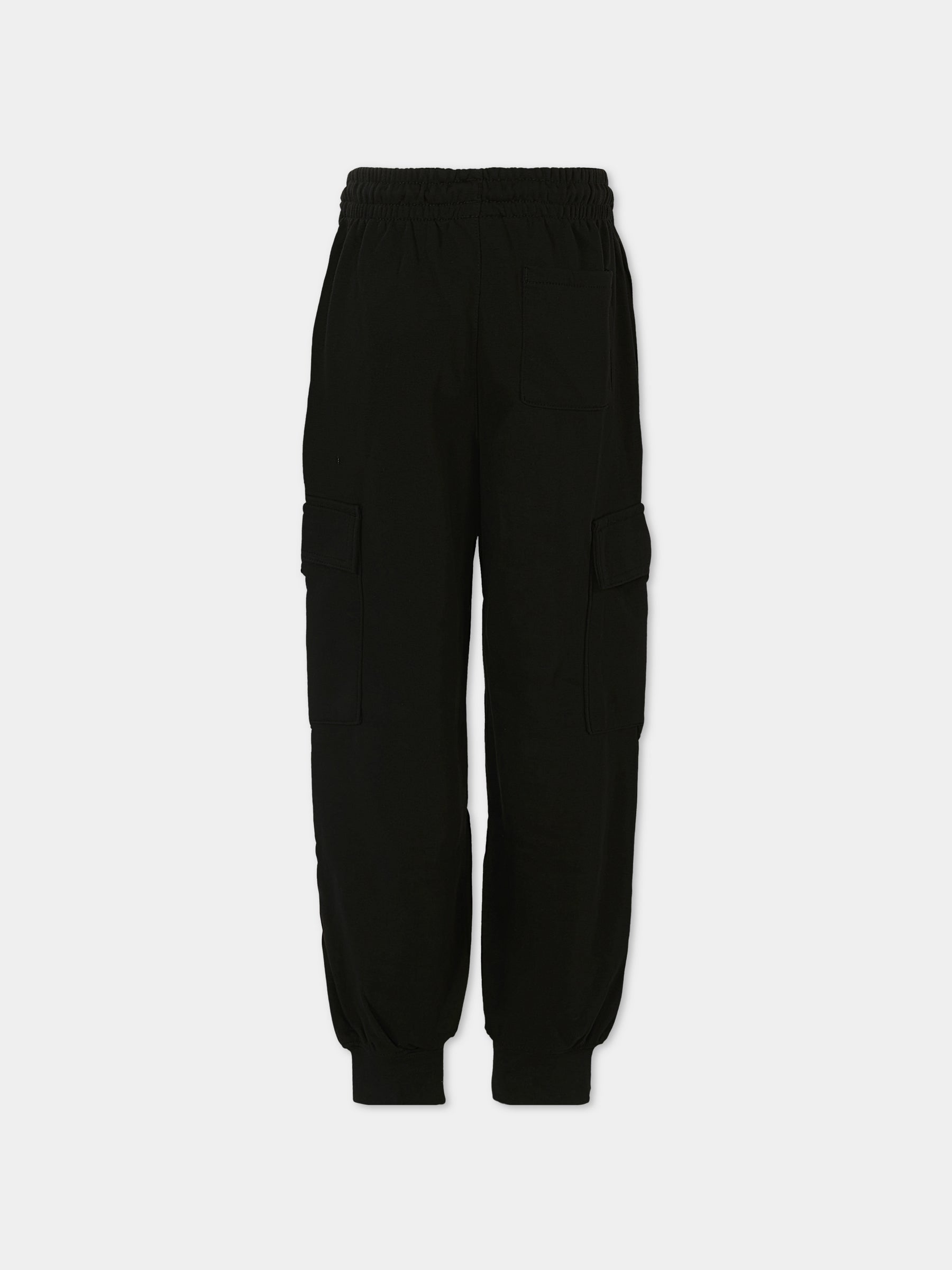 Pantaloni neri per bambino con jumpman,Jordan,95D830 023