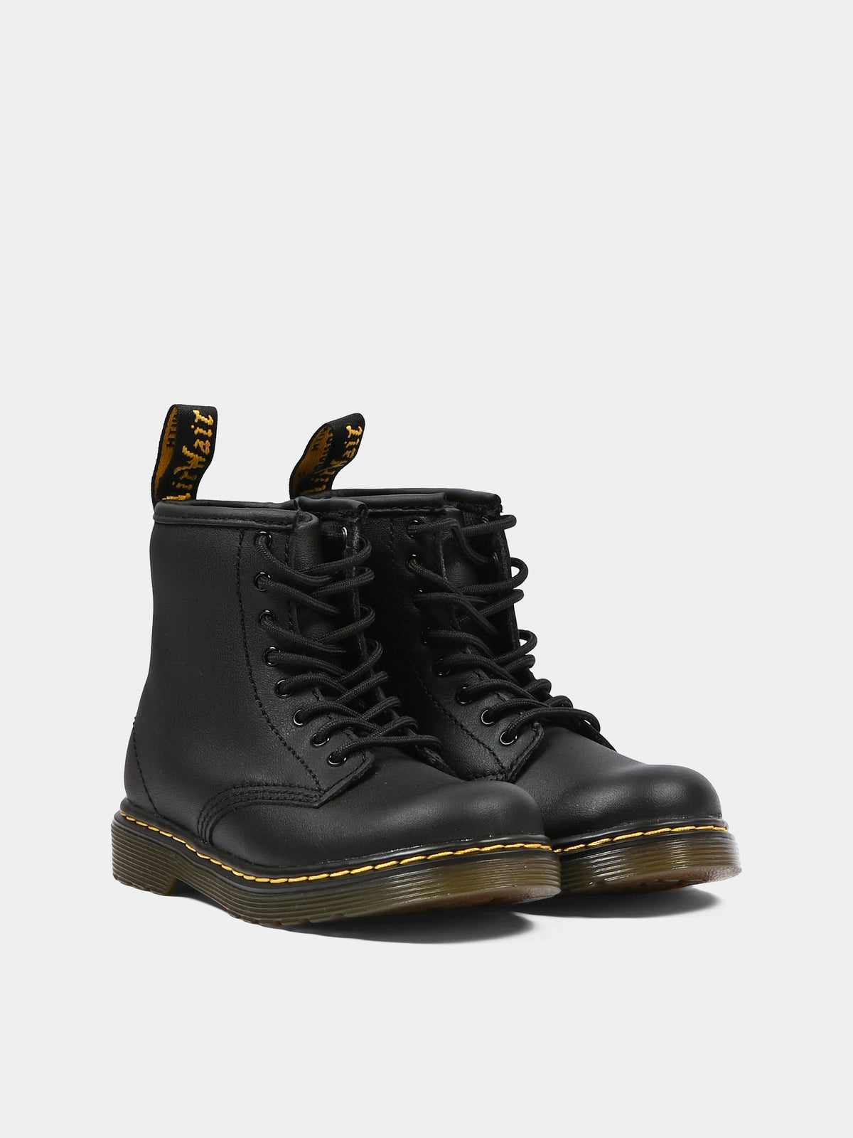 Anfibi neri 1460 per bambini,Dr. Martens,1460 T 15373001 BLACK SOFTY T