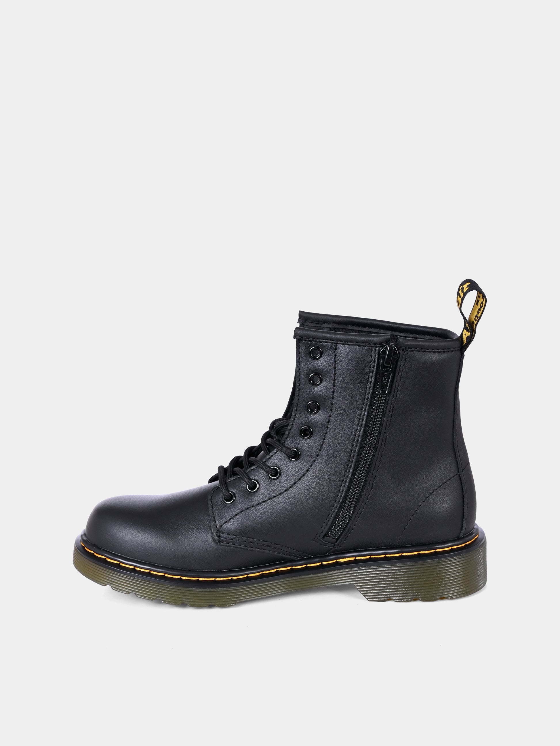 Anfibi neri 1460 per bambini,Dr. Martens,1460 J 15382001 BLACK SOFTY T