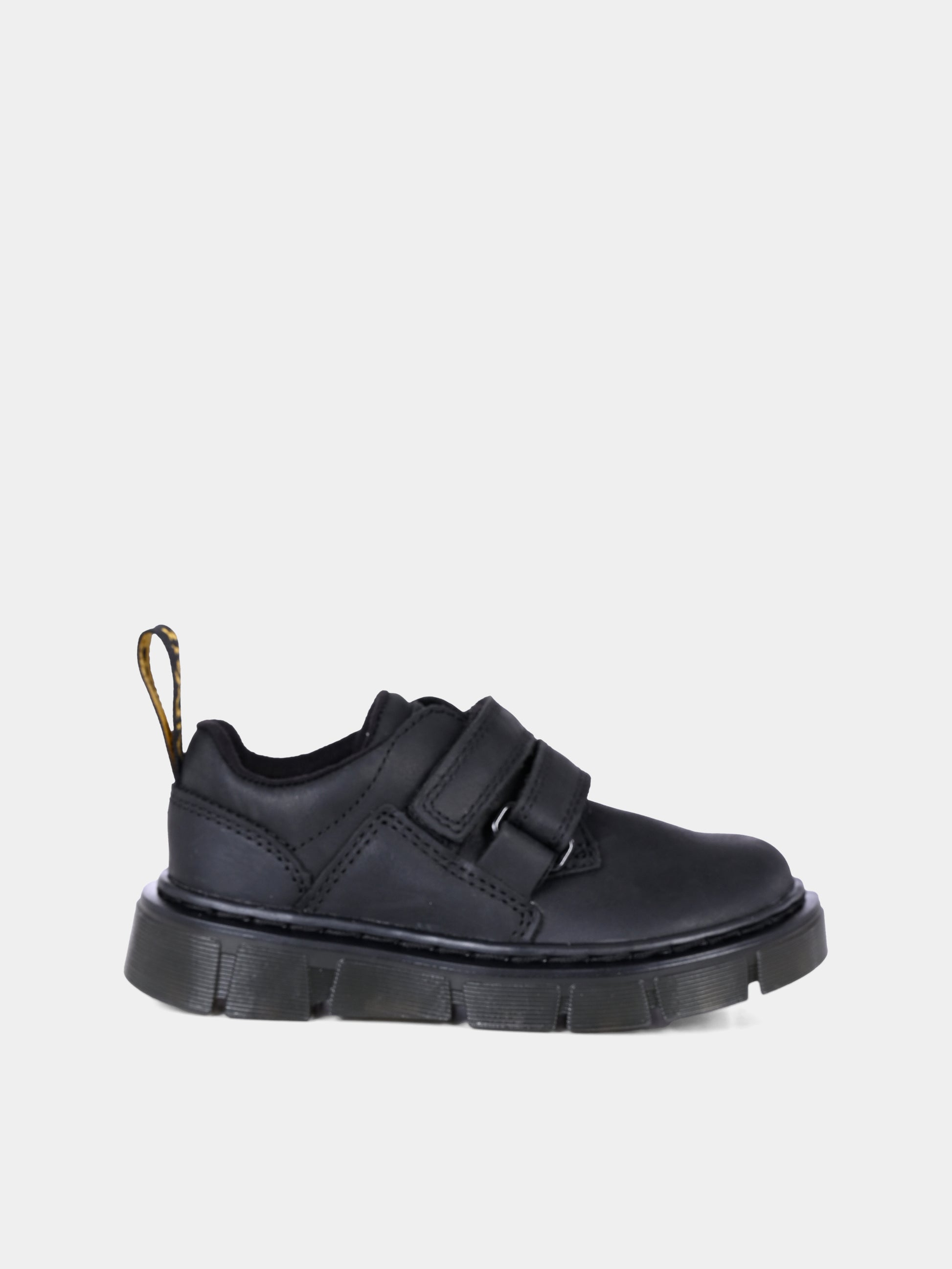 Mocassini neri Raffe T per bambino,Dr. Martens,RAFFE SHOE T 32001001 BLACK WYOMING