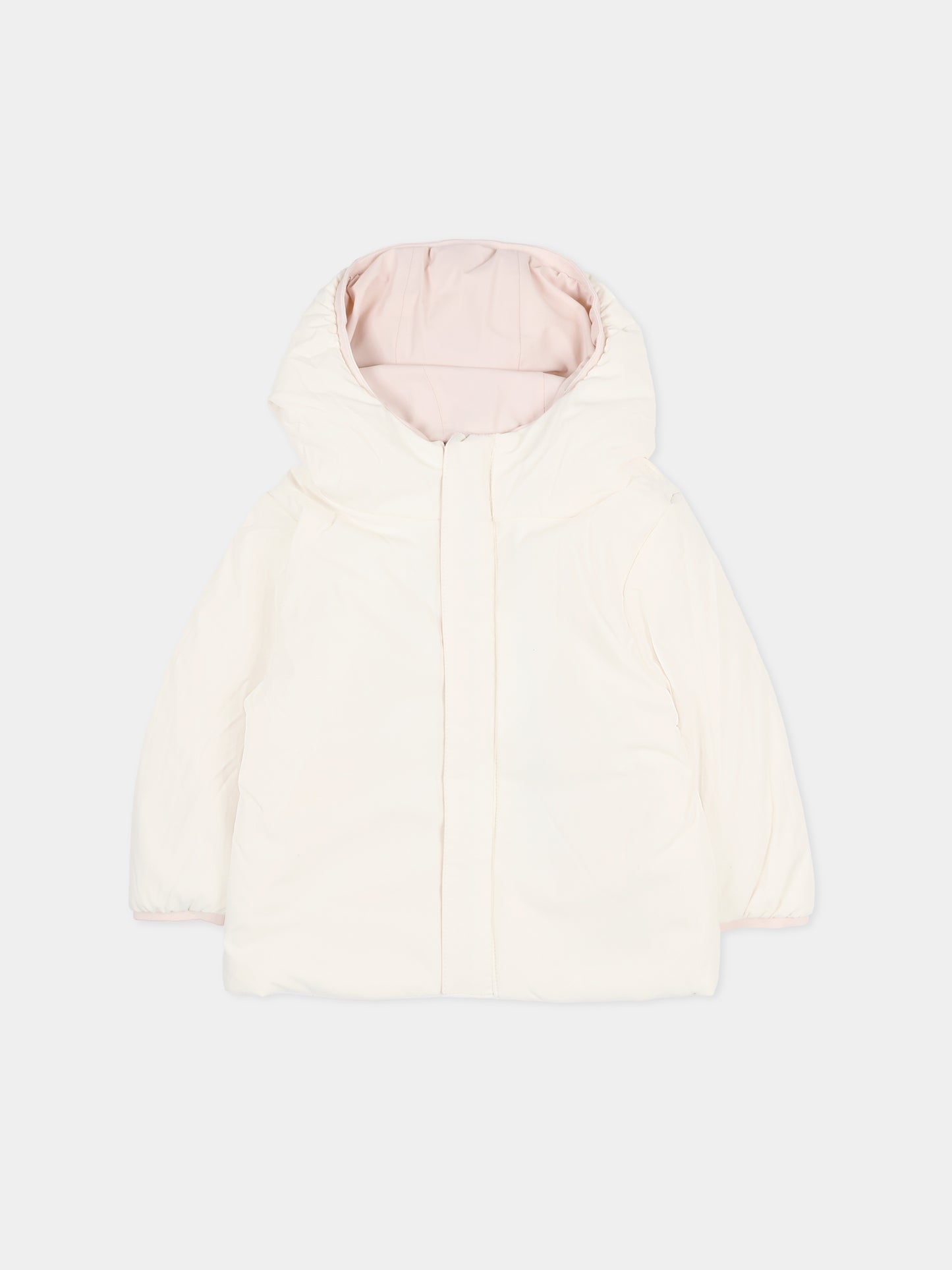 Piumino reversibile Jack St Warm rosa per neonata con logo,K-way,K71338W B3E