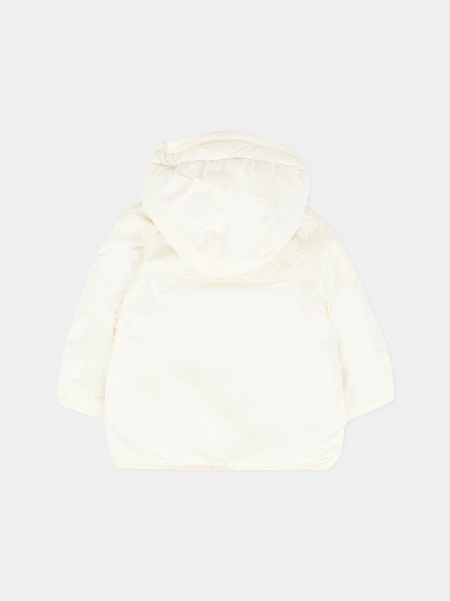 Giubbotto bianco Claudine Orsetto per neonati con logo,K-way,K7142RW X42