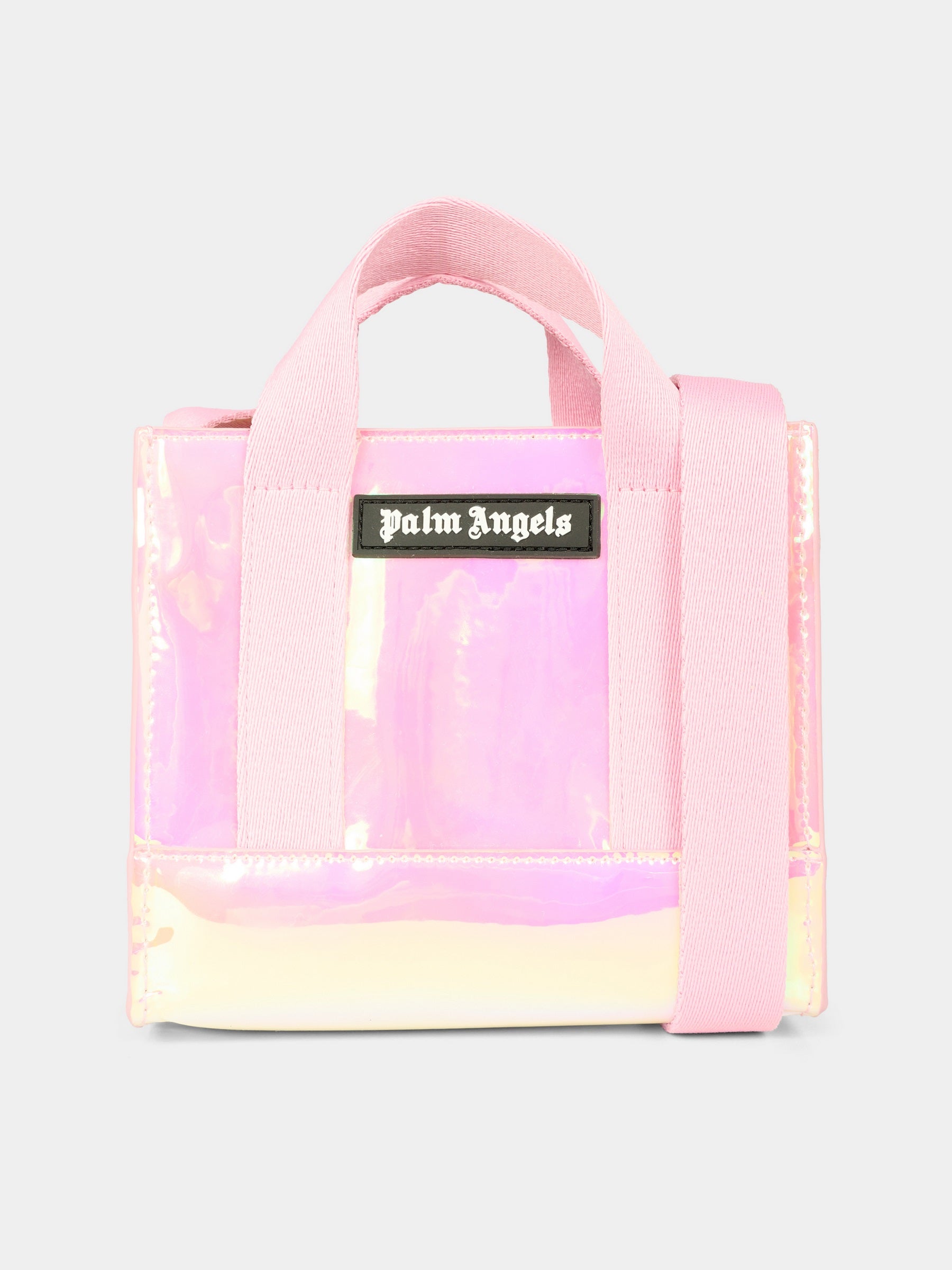 Borsa rosa per bambina con logo,Palm Angels,PGNA003F25FAB0018110