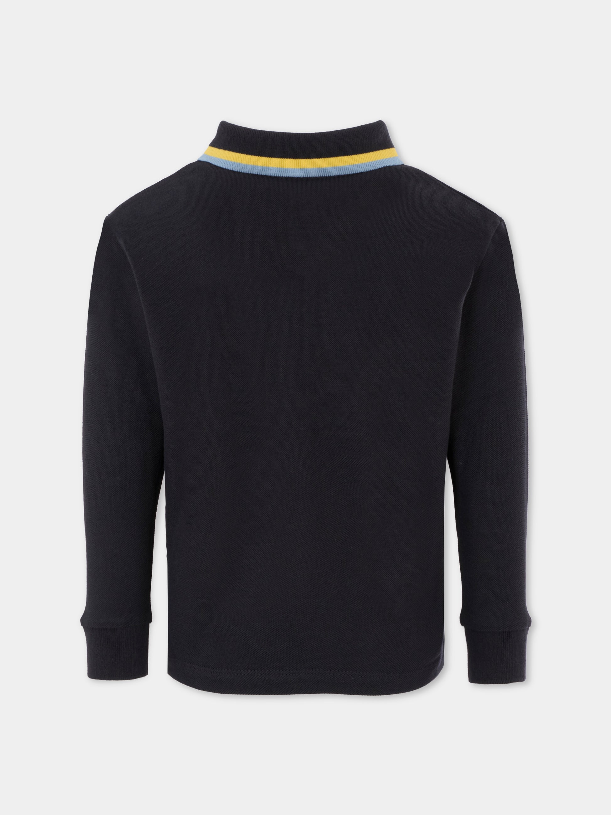 Polo blu per bambino con Pegaso,Etro,GX8P70 Z2119 621