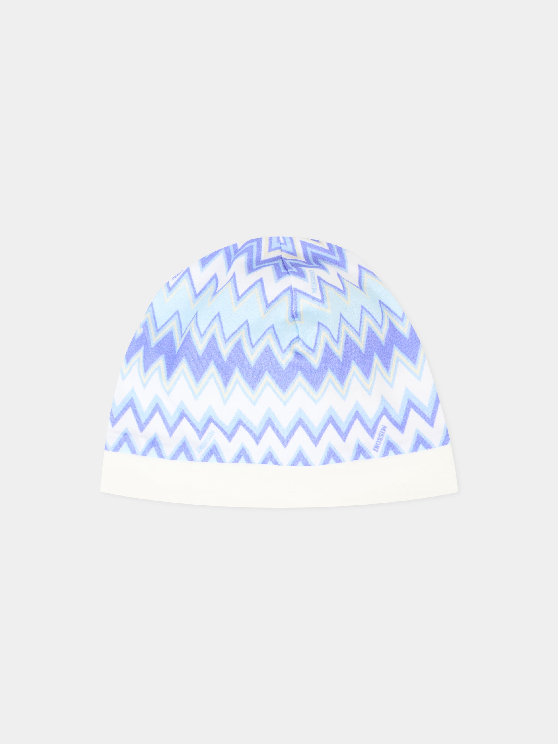 Set tutina blu per neonato con motivo chevron,Missoni,MXB520-J0518 100CE