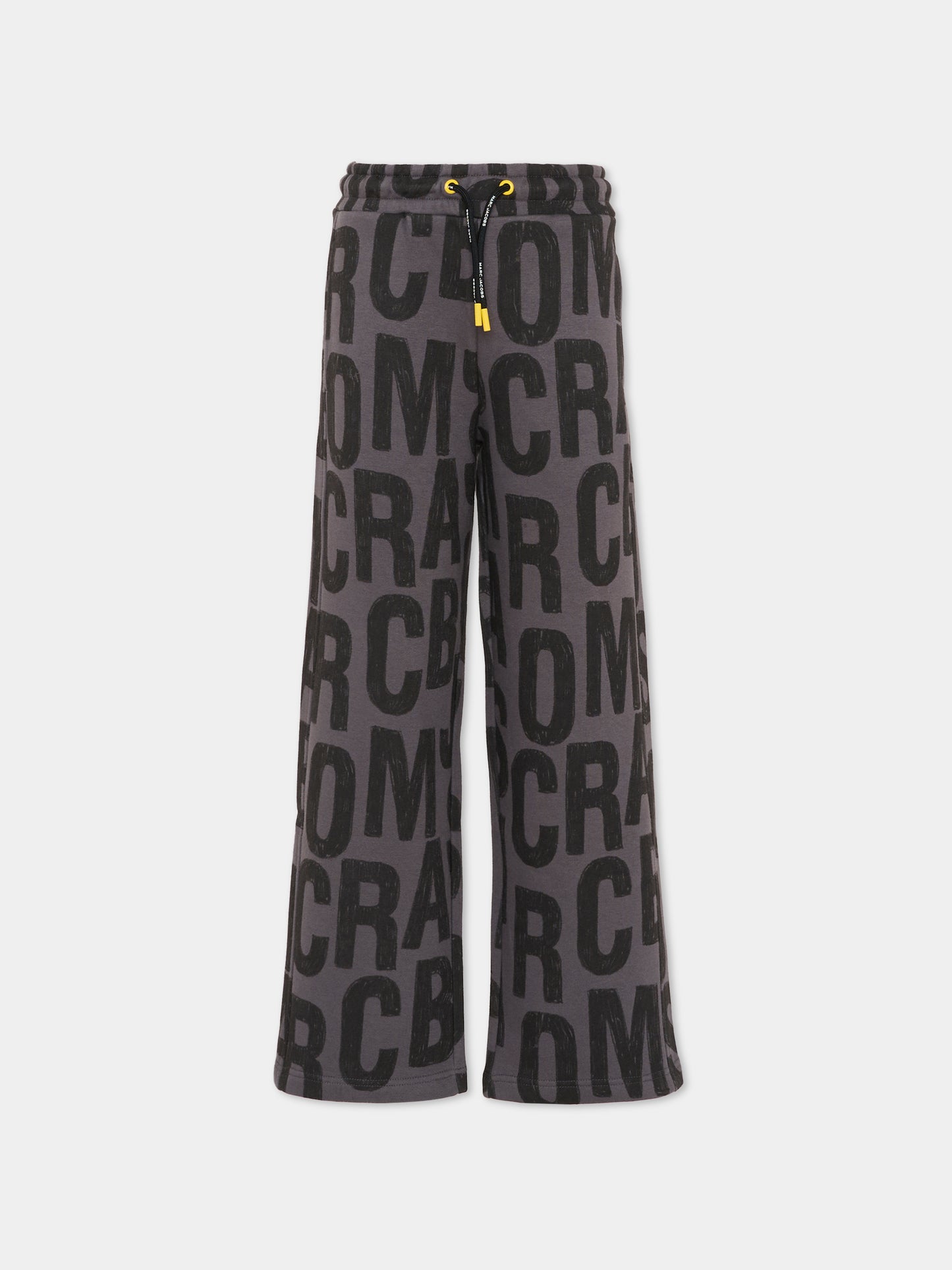 Pantaloni grigi per bambini con logo,Marc Jacobs,W60647 075