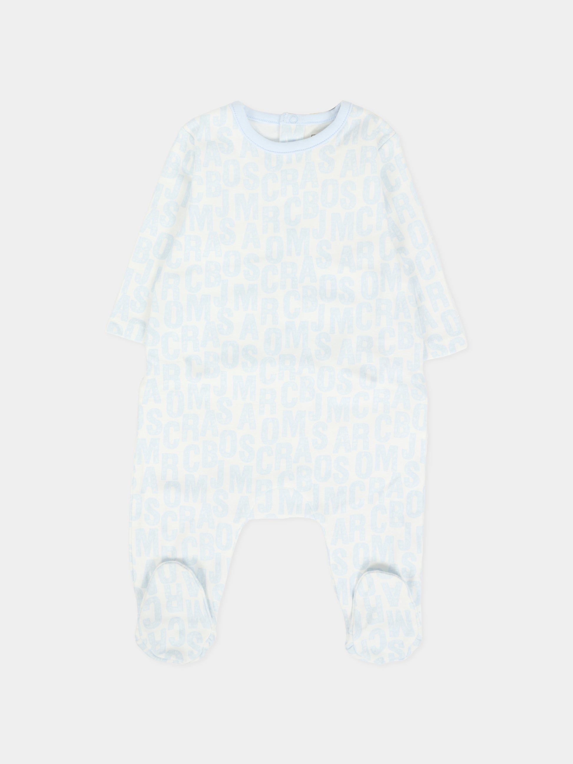 Set tutina celeste per neonato con logo,Marc Jacobs,W60668 791