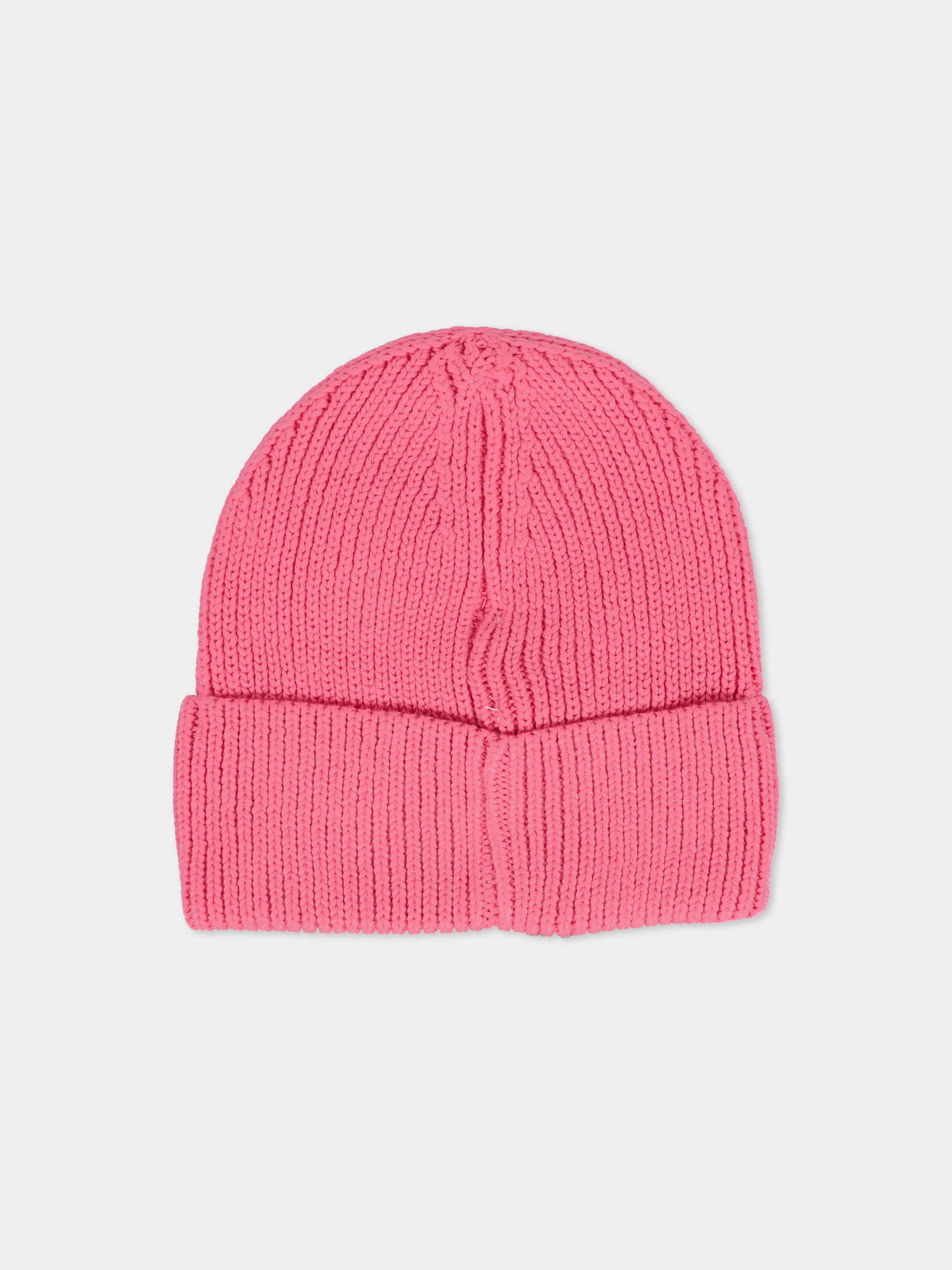 Berretto rosa per bambina con spille ricamate,Marc Jacobs,W60676 490