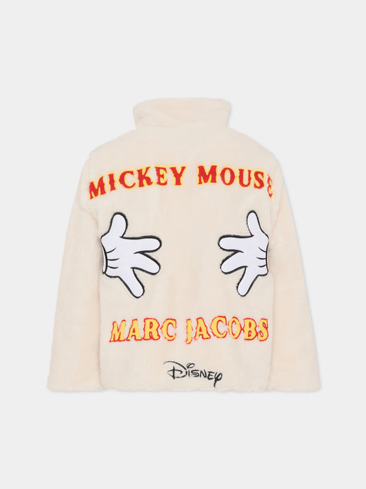 Ecopelliccia avorio per bambini con Topolino,Marc Jacobs,W60695 126