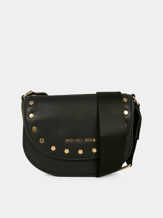 Borsa nera per bambina con logo,Michael Kors,R30527 09B