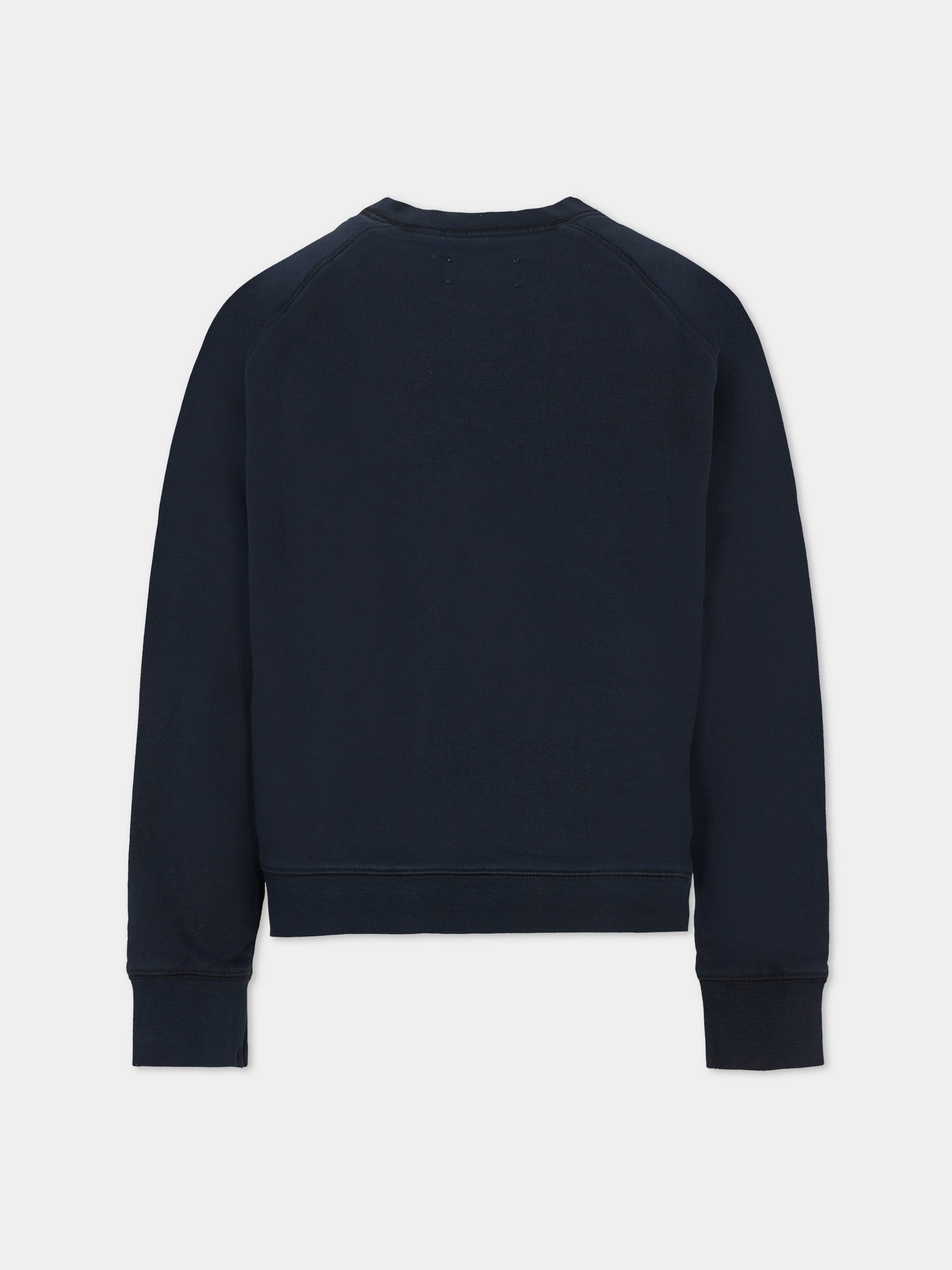 Felpa blu per bambina con logo,Zadig & Voltaire Kids,X60436 83D